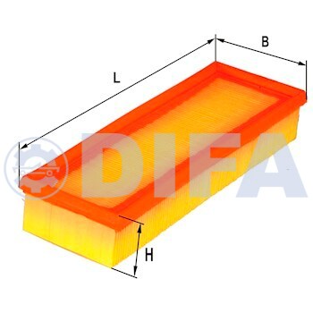 Сменный элемент воздухоочистителей для двигателей внутреннего сгорания DIFA 4412