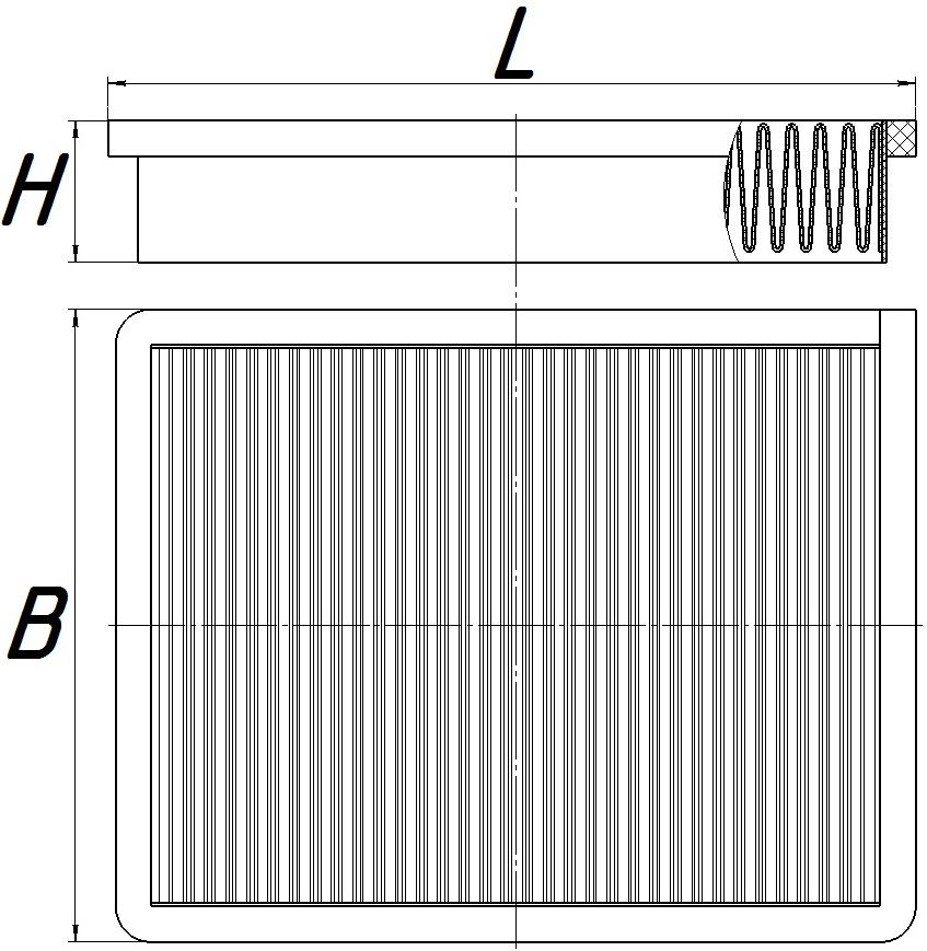 Фильтрующий элемент очистки воздуха DIFA 4517C