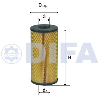 Сменный элемент фильтров очистки масла DIFA 5320M