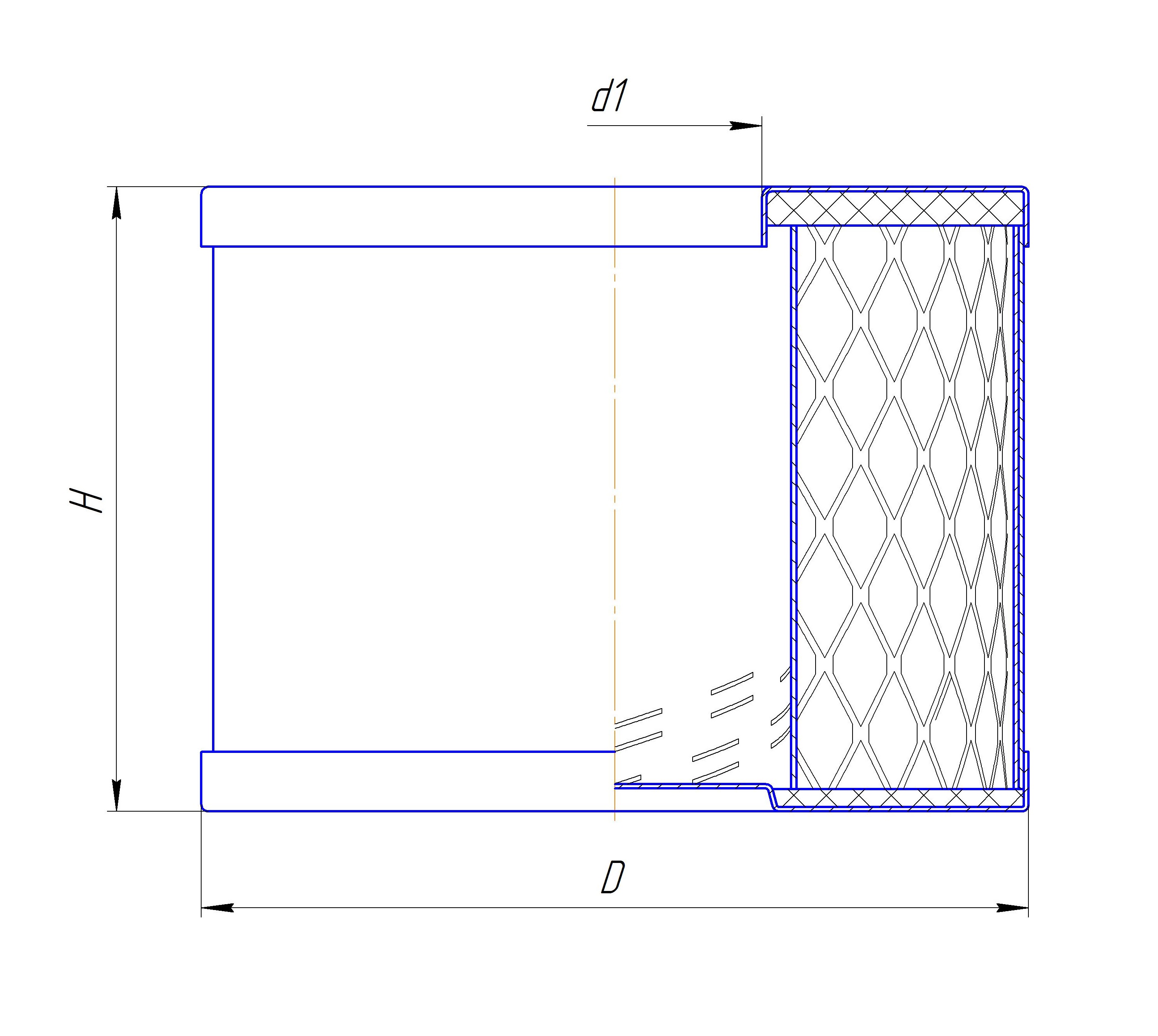 Фильтрующий элемент очистки топлива DIFA 6314C