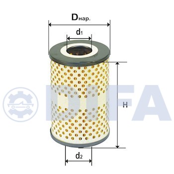 Фильтрующий элемент очистки масла DIFA 5326