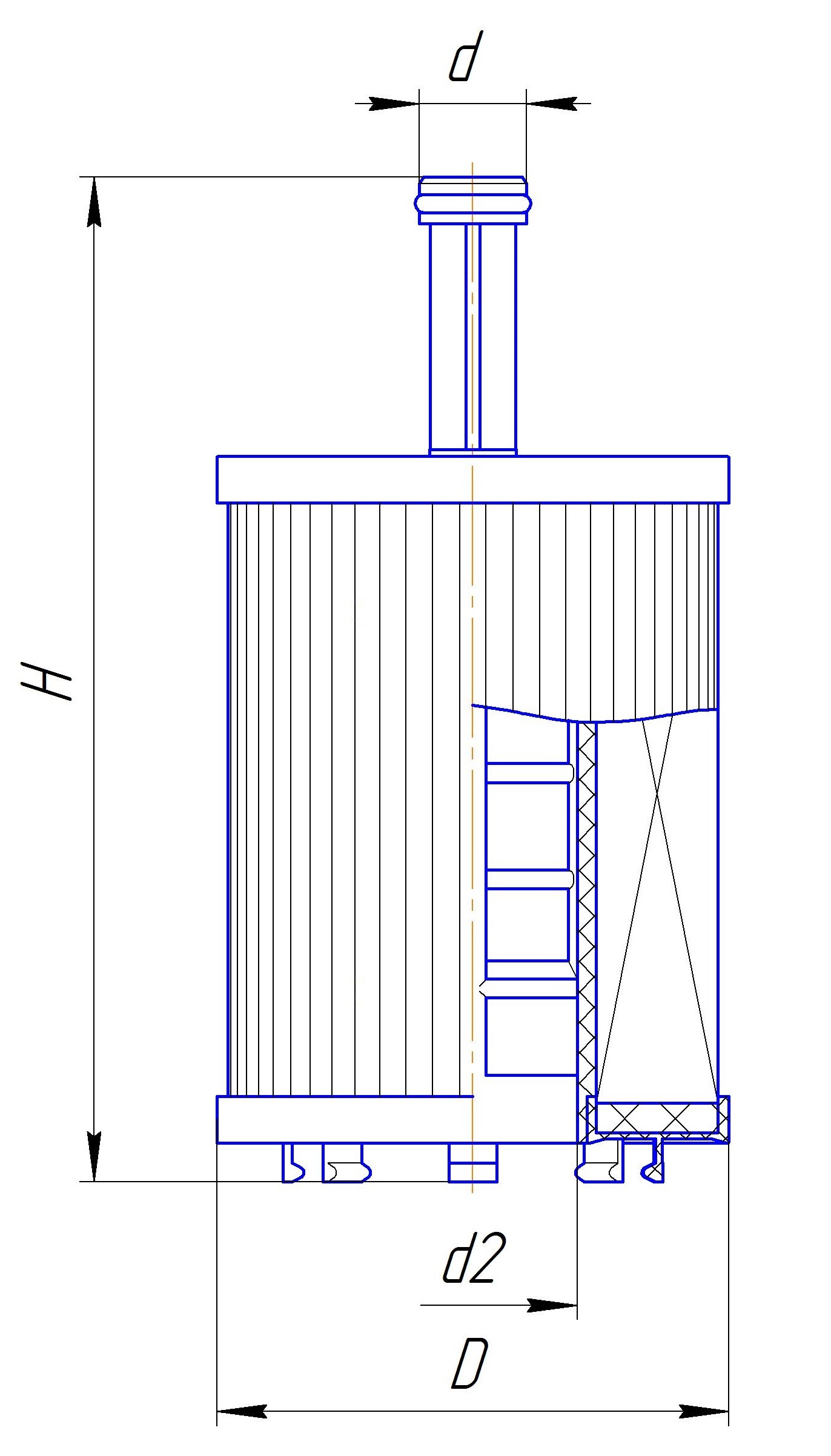 Сменный элемент фильтров очистки масла DIFA 5362E