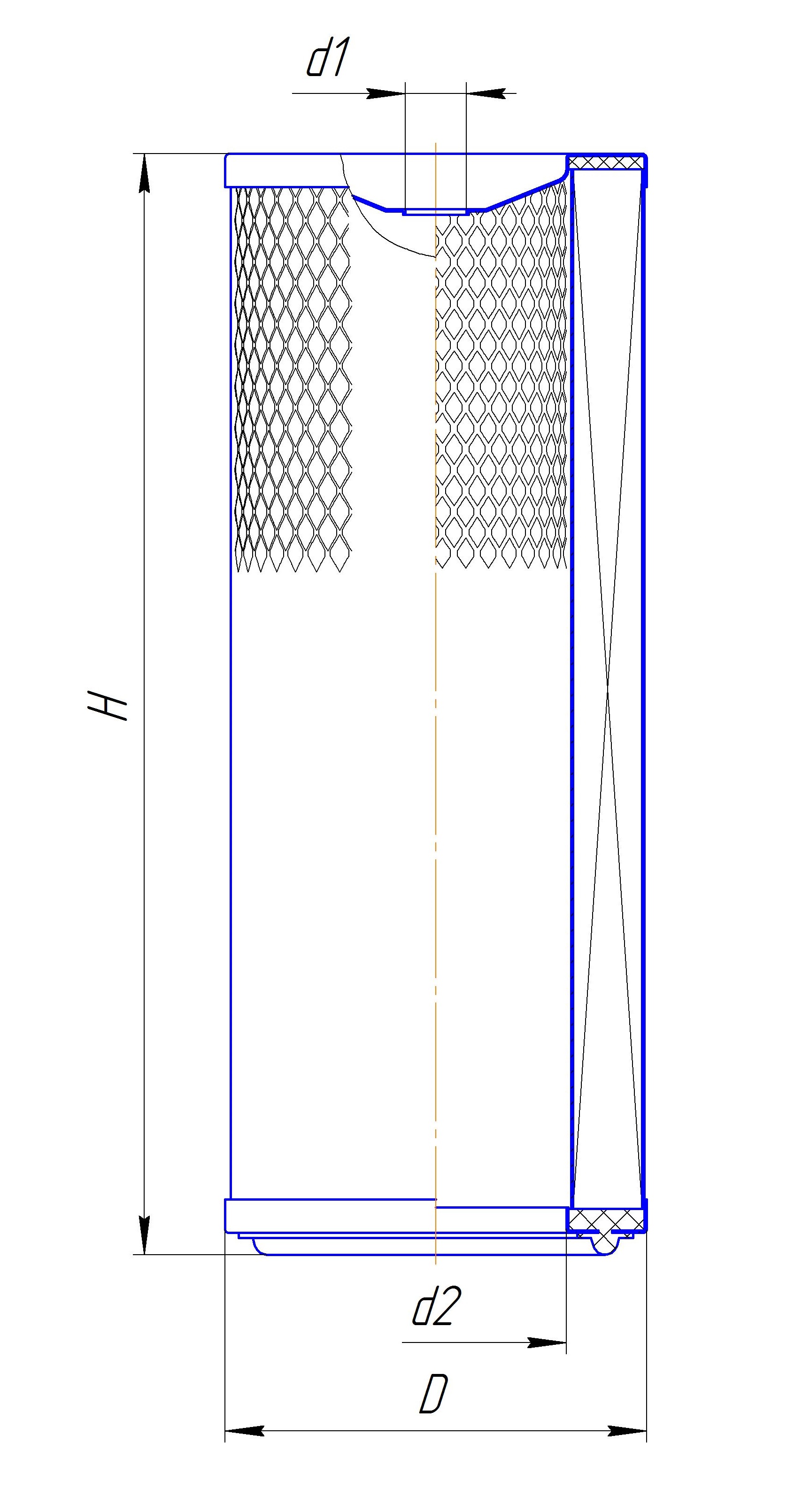 Фильтрующий элемент очистки воздуха DIFA 4313M-01