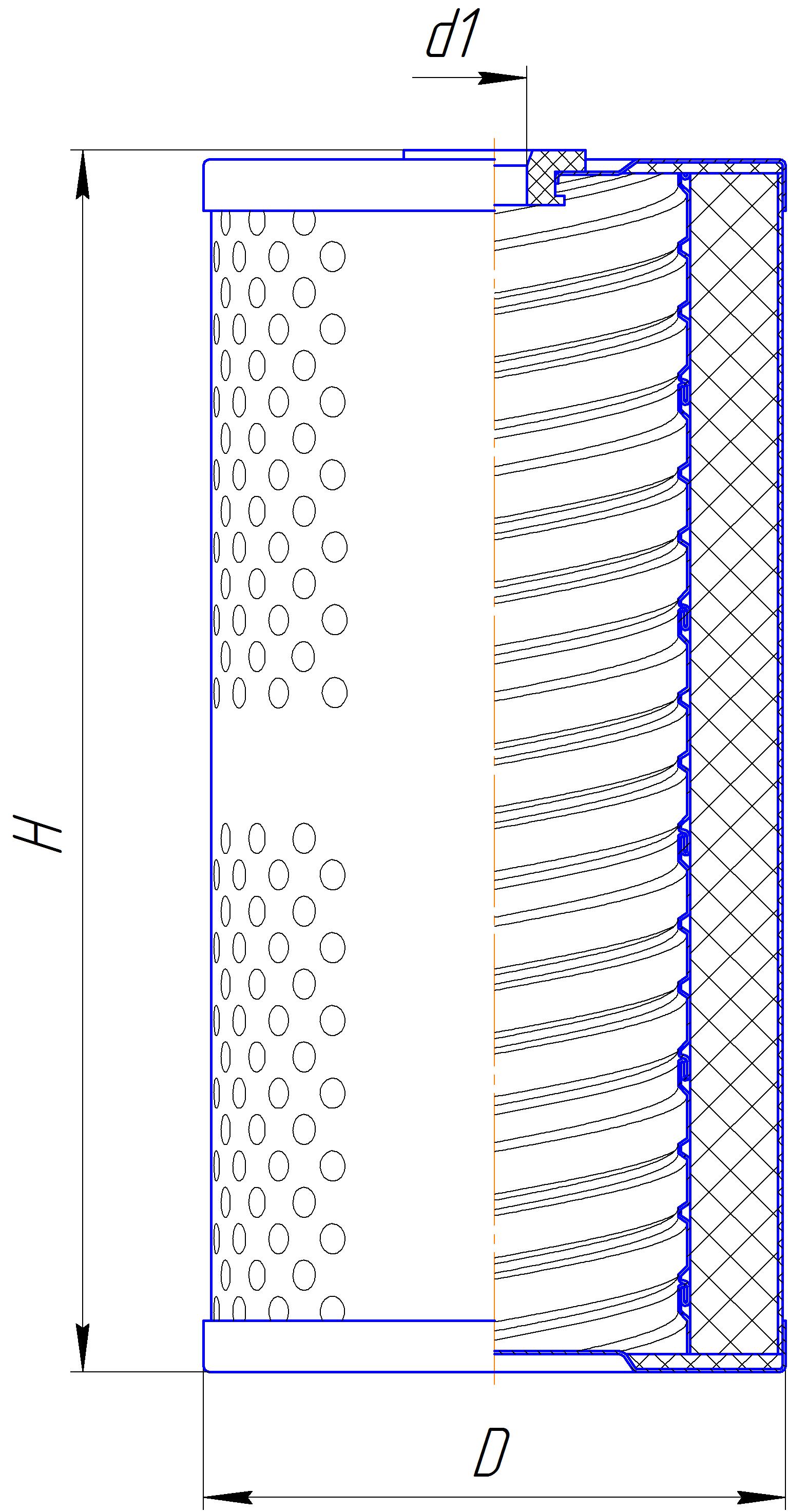 Сменный элемент фильтров очистки масла DIFA 5204