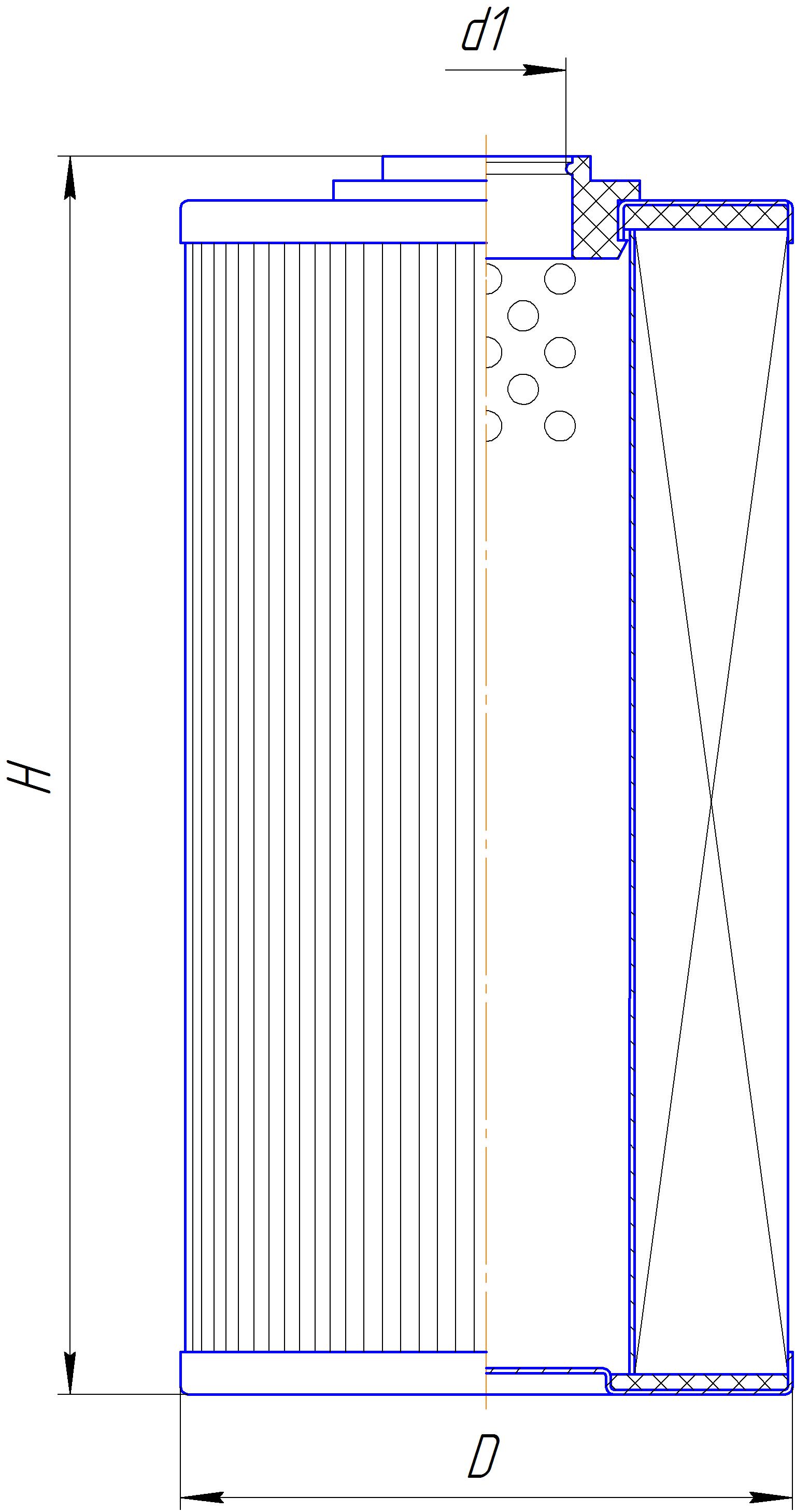 Фильтр сменный для топлива DIFA 6342