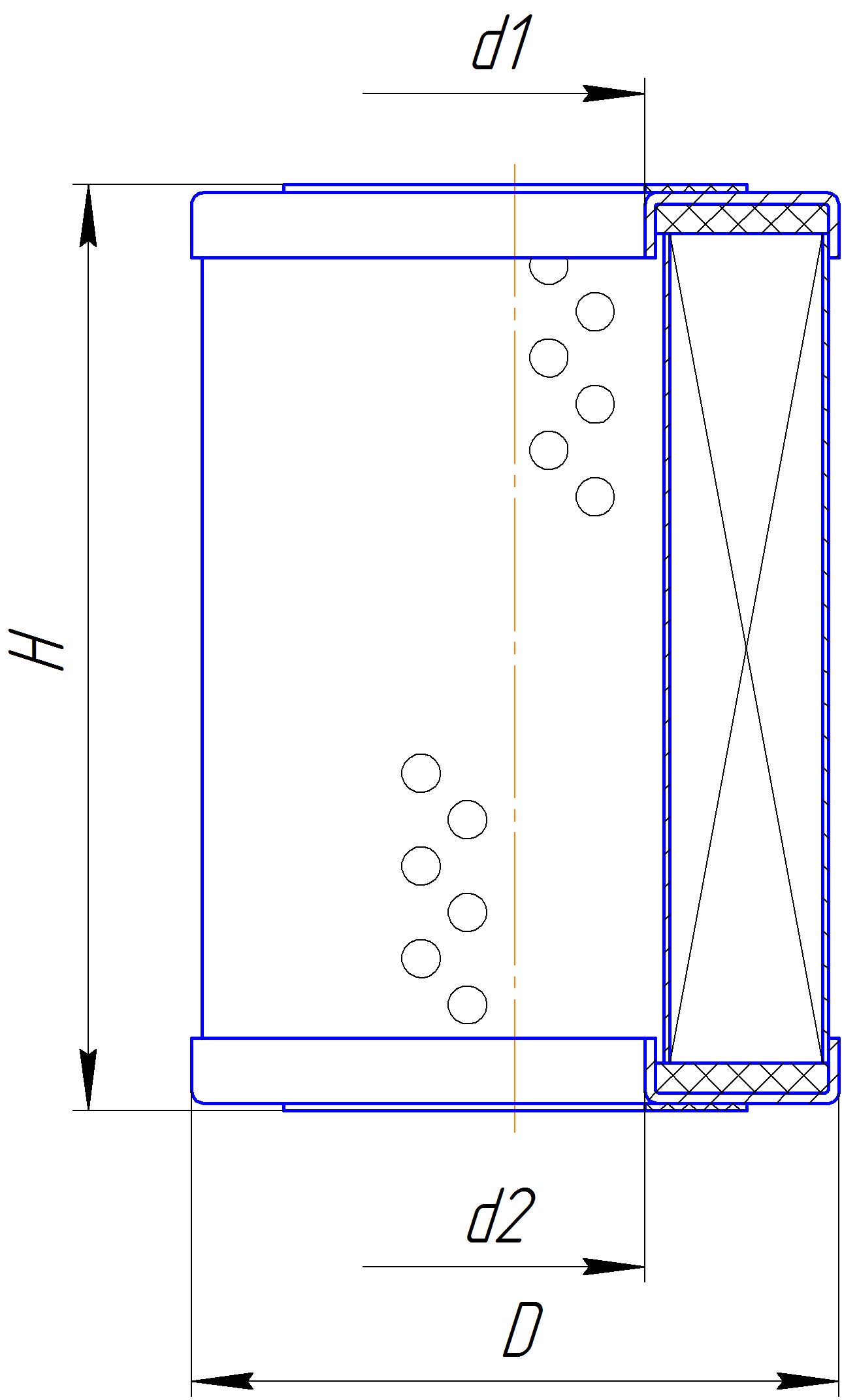 Фильтрующий элемент очистки масла DIFA 5326