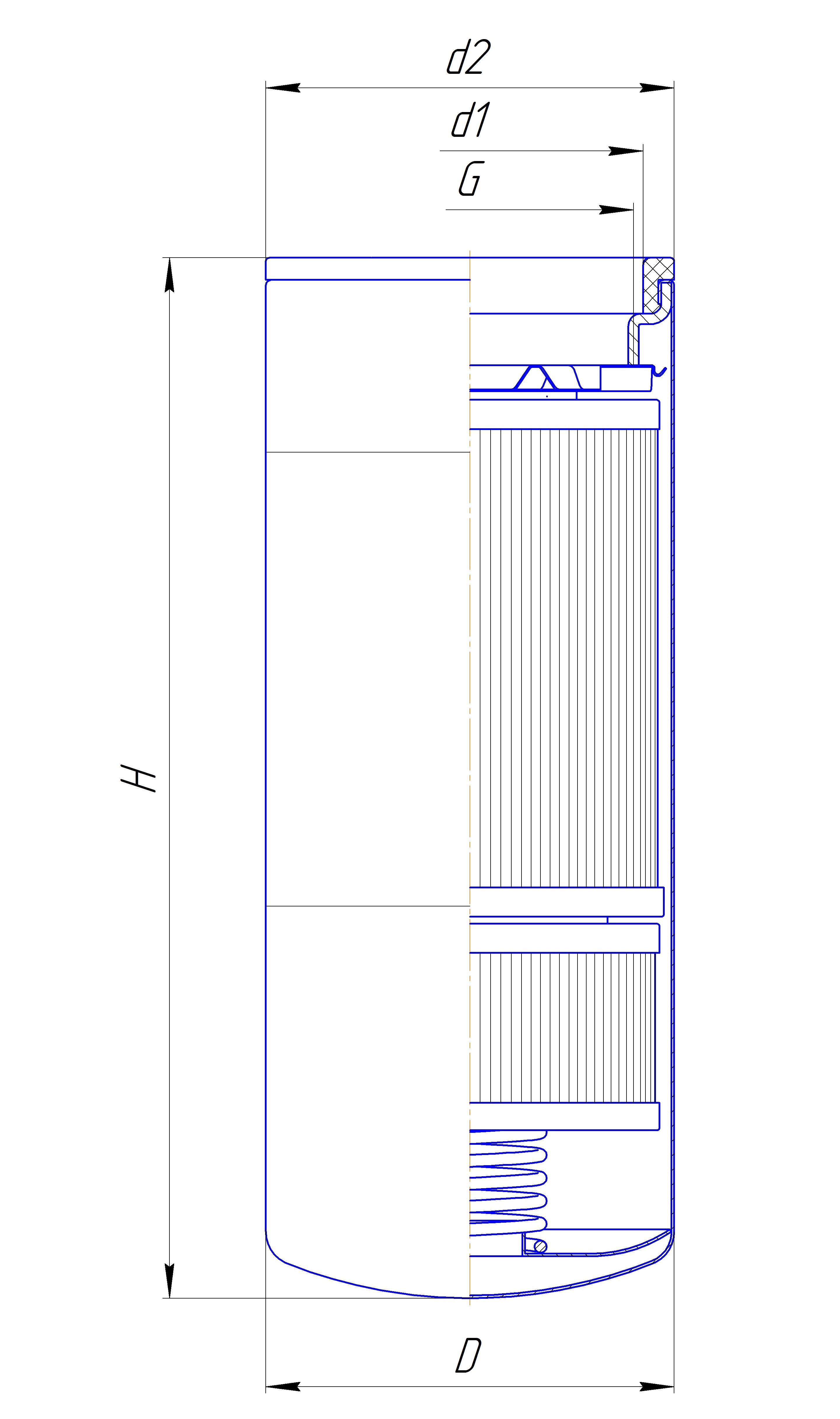 Фильтр очистки масла DIFA 51121