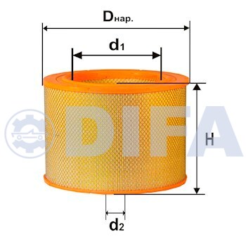 Фильтрующий элемент очистки воздуха DIFA 4304