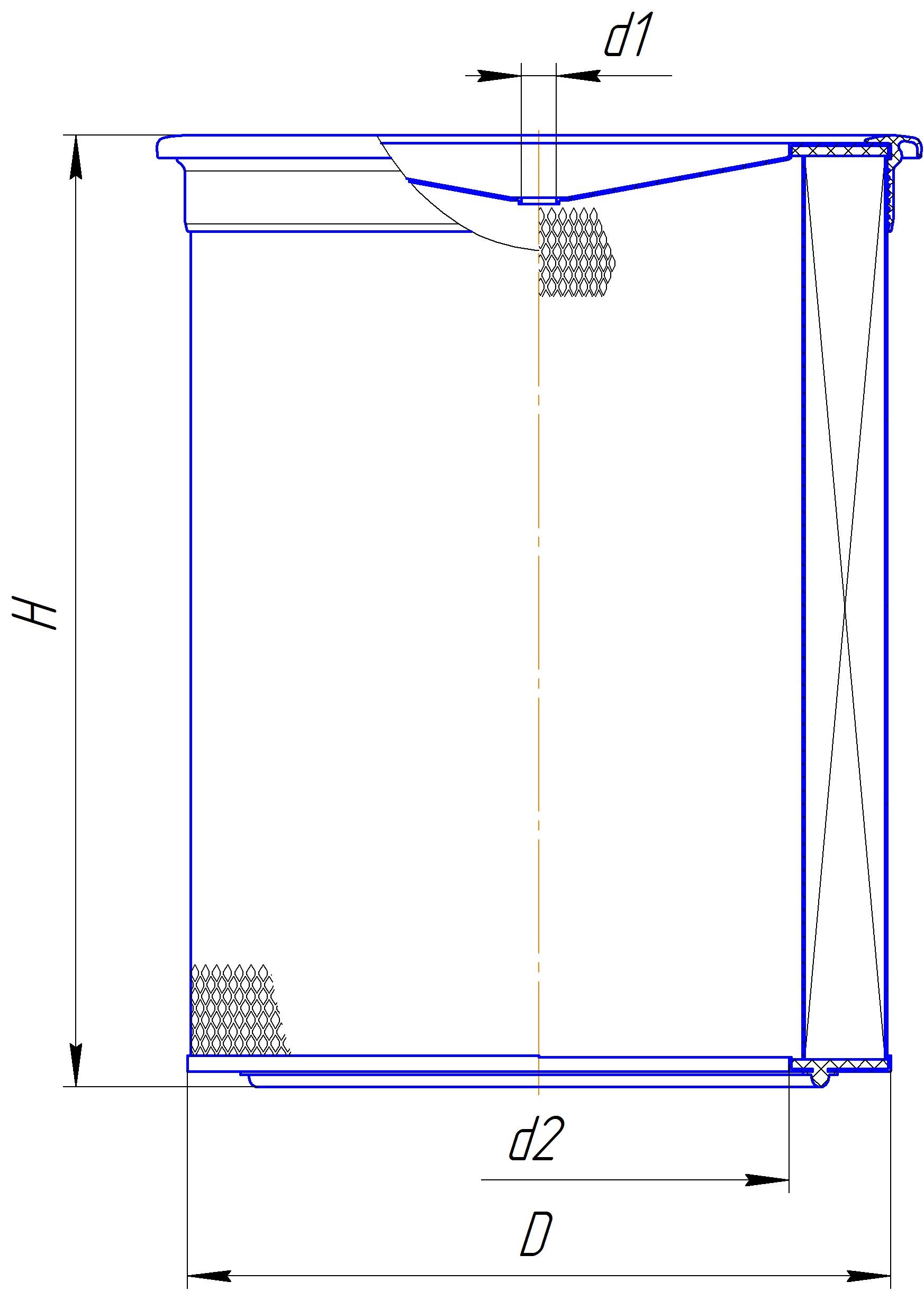 Фильтрующий элемент очистки воздуха DIFA 4305MK