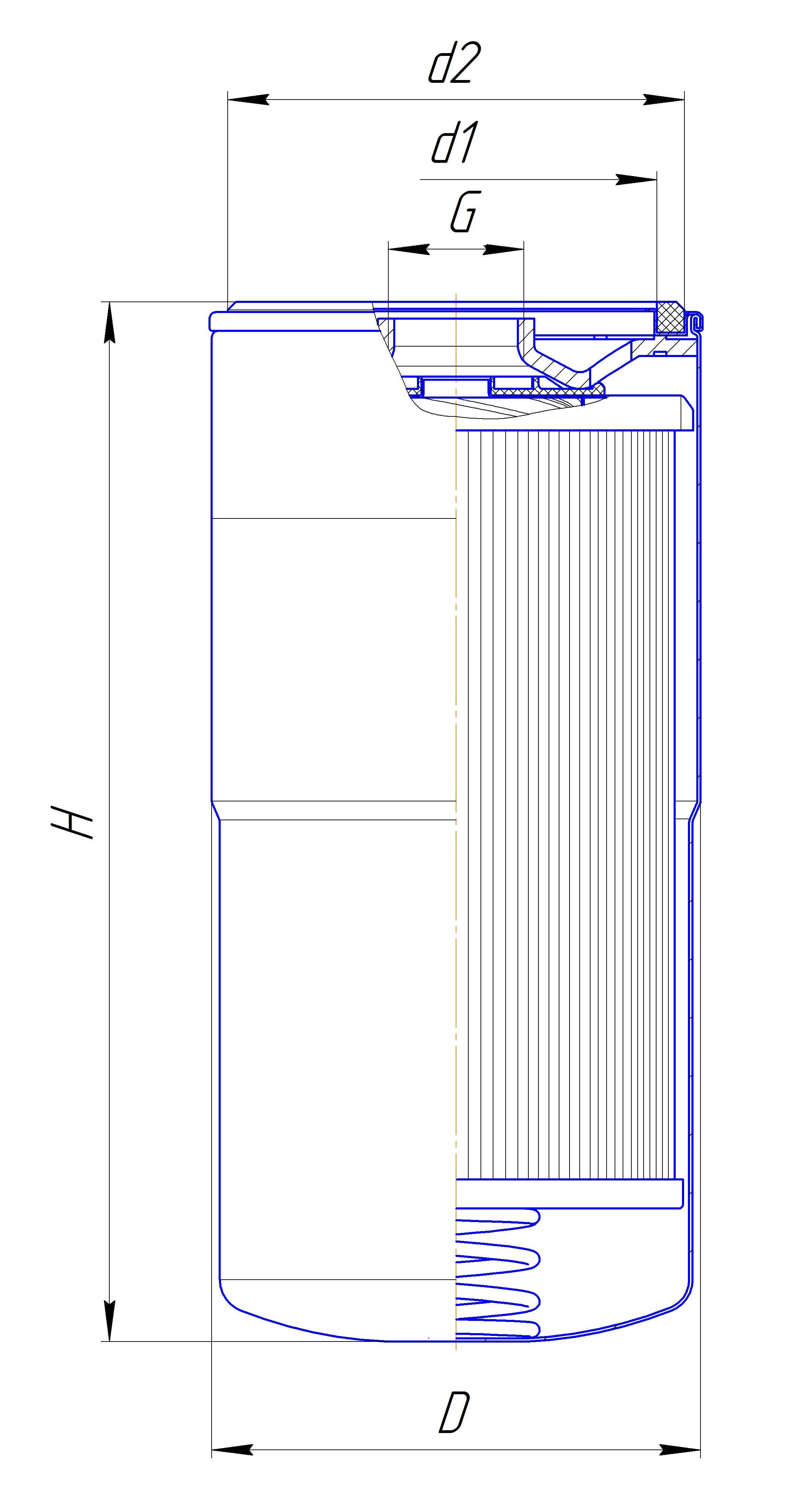 Фильтр очистки топлива DIFA 6151