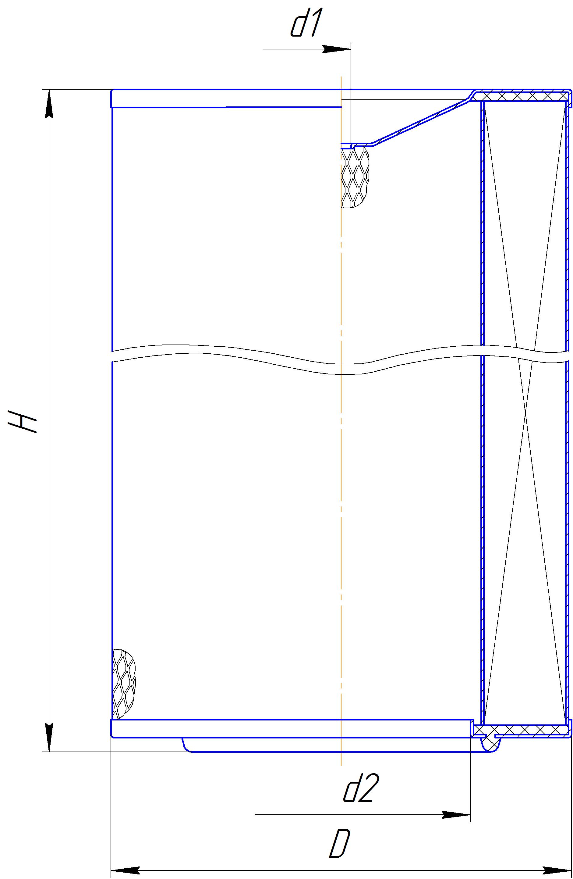 Сменный элемент воздухоочистителей для двигателей внутреннего сгорания DIFA 43172M