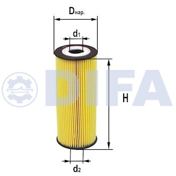 Фильтрующий элемент очистки масла DIFA 5363E