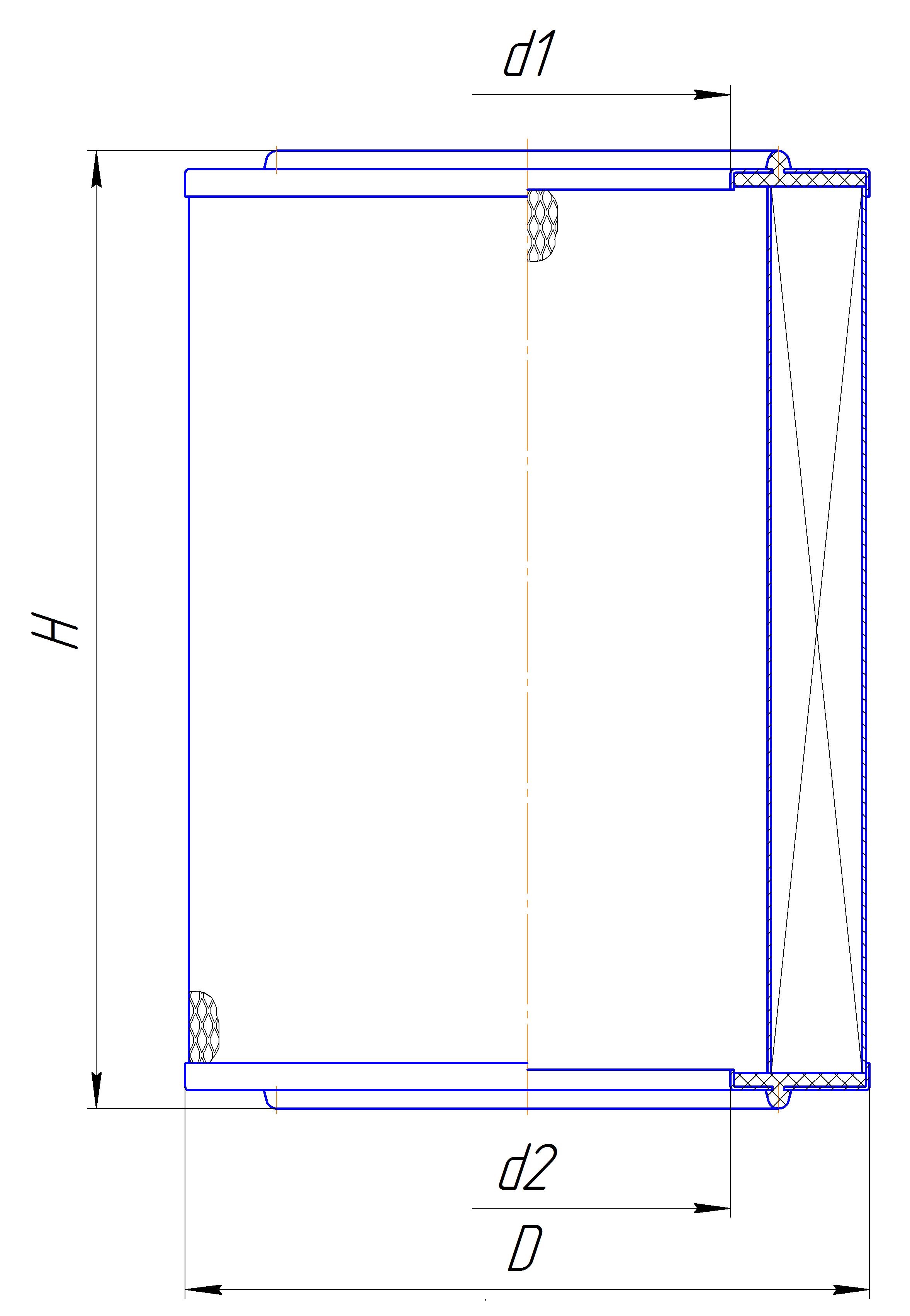 Сменный элемент воздухоочистителей для двигателей внутреннего сгорания DIFA 43183M