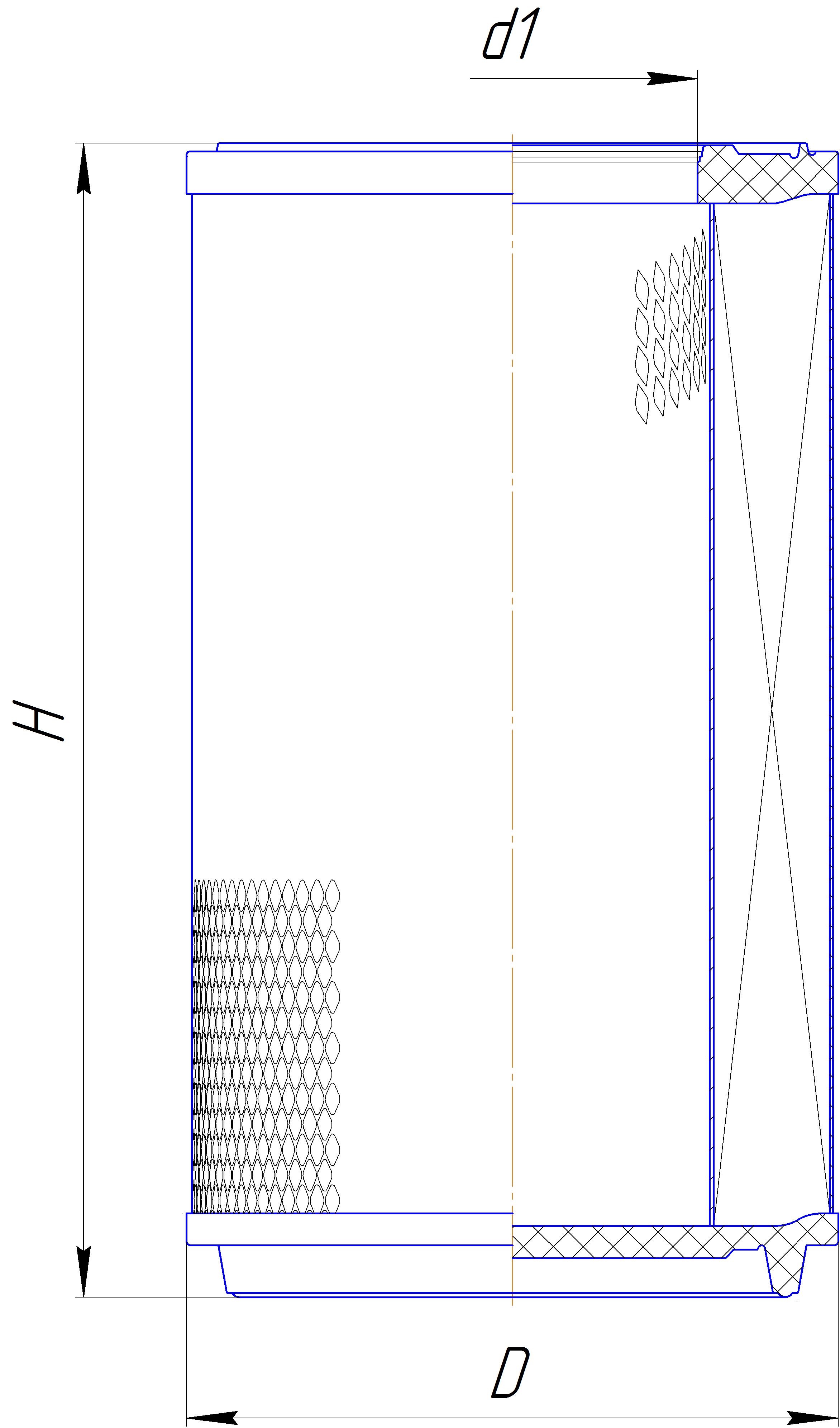 Фильтрующий элемент очистки воздуха DIFA 43148
