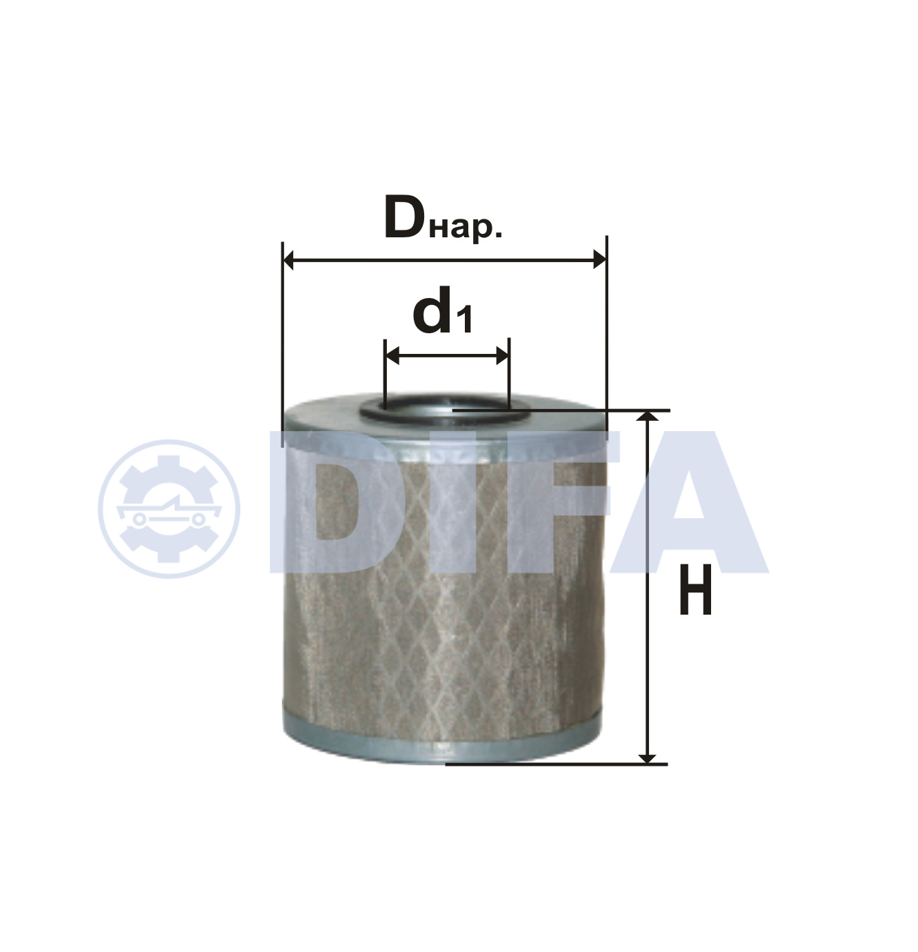 Сменный элемент фильтров топливораздаточных колонок DIFA 6318C