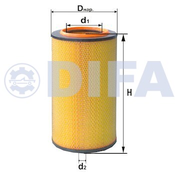 Фильтрующий элемент очистки воздуха DIFA 4319M (аналог 7405.1109560)