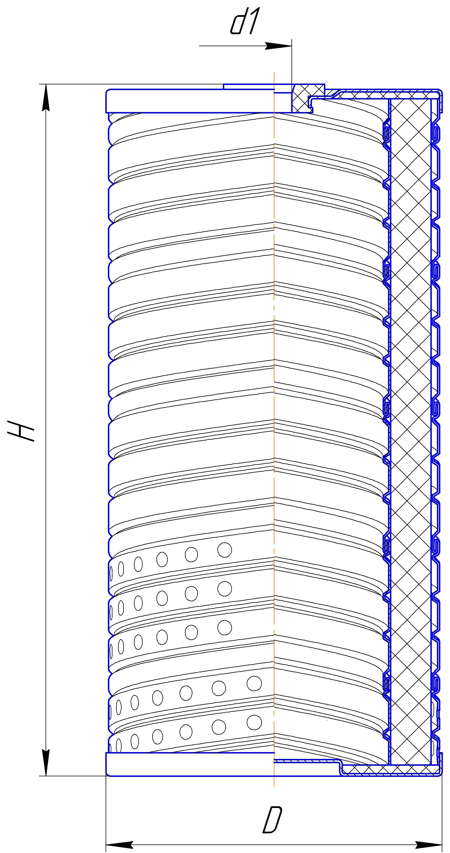 Сменный элемент фильтров очистки масла DIFA 5204M