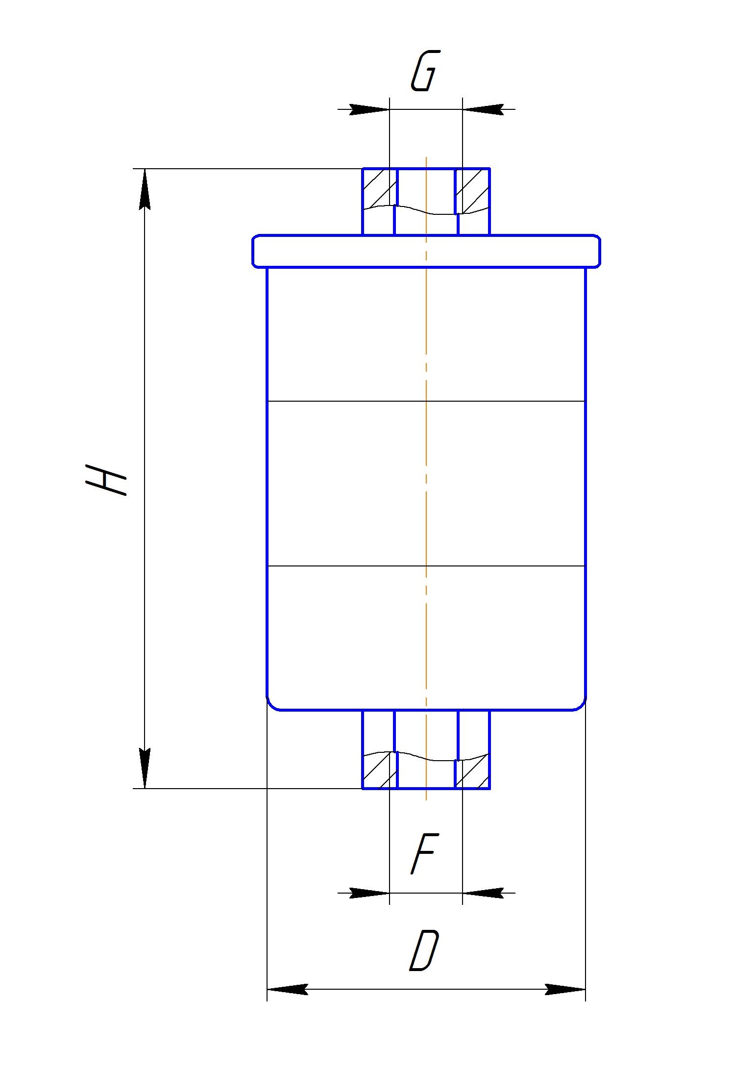 Фильтр топливный DIFA 6004