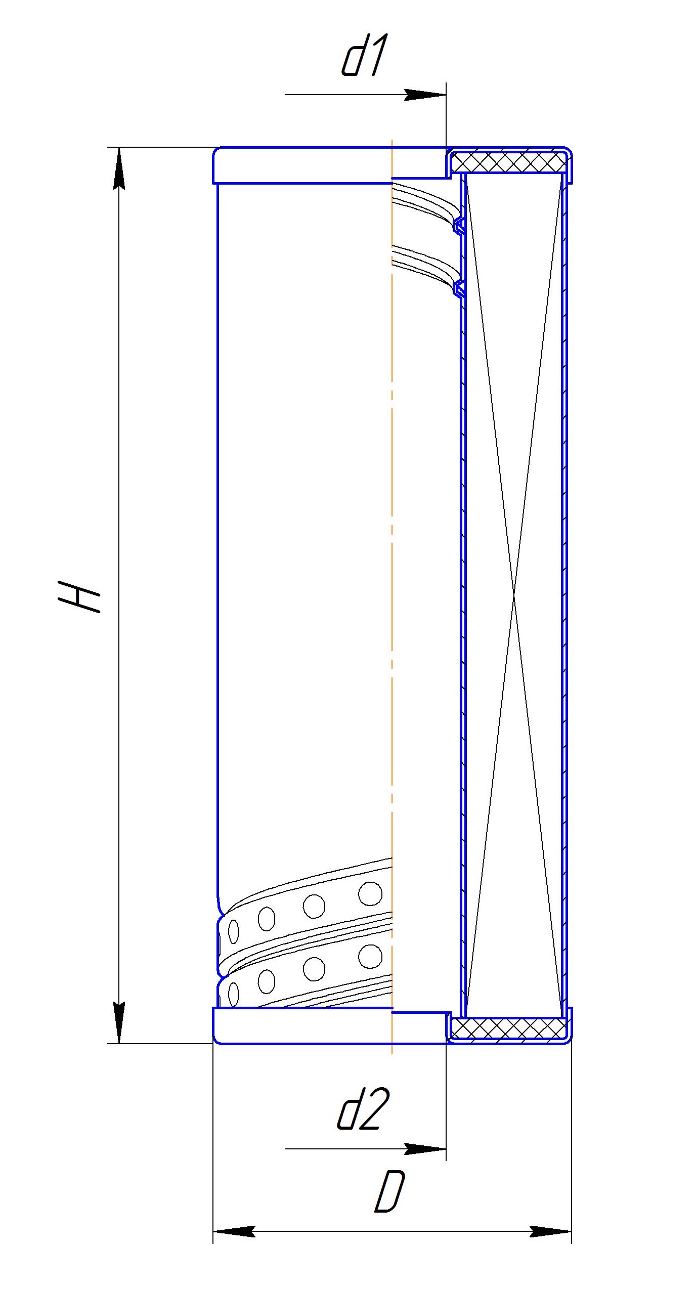 Фильтрующий элемент очистки масла DIFA 54125м