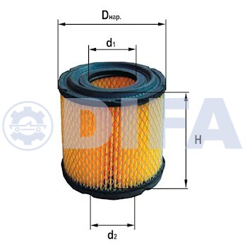 Фильтрующий элемент очистки воздуха DIFA 4238