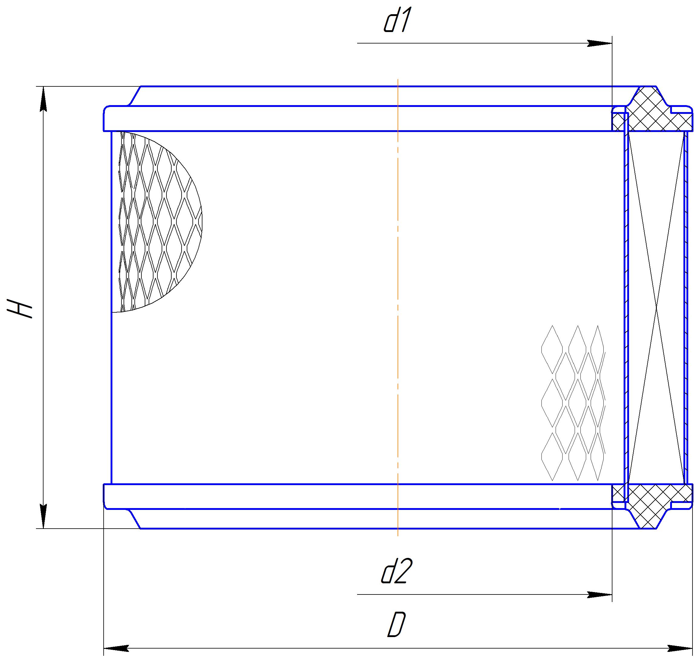 Сменный элемент воздухоочистителей для двигателей внутреннего сгорания DIFA 4236
