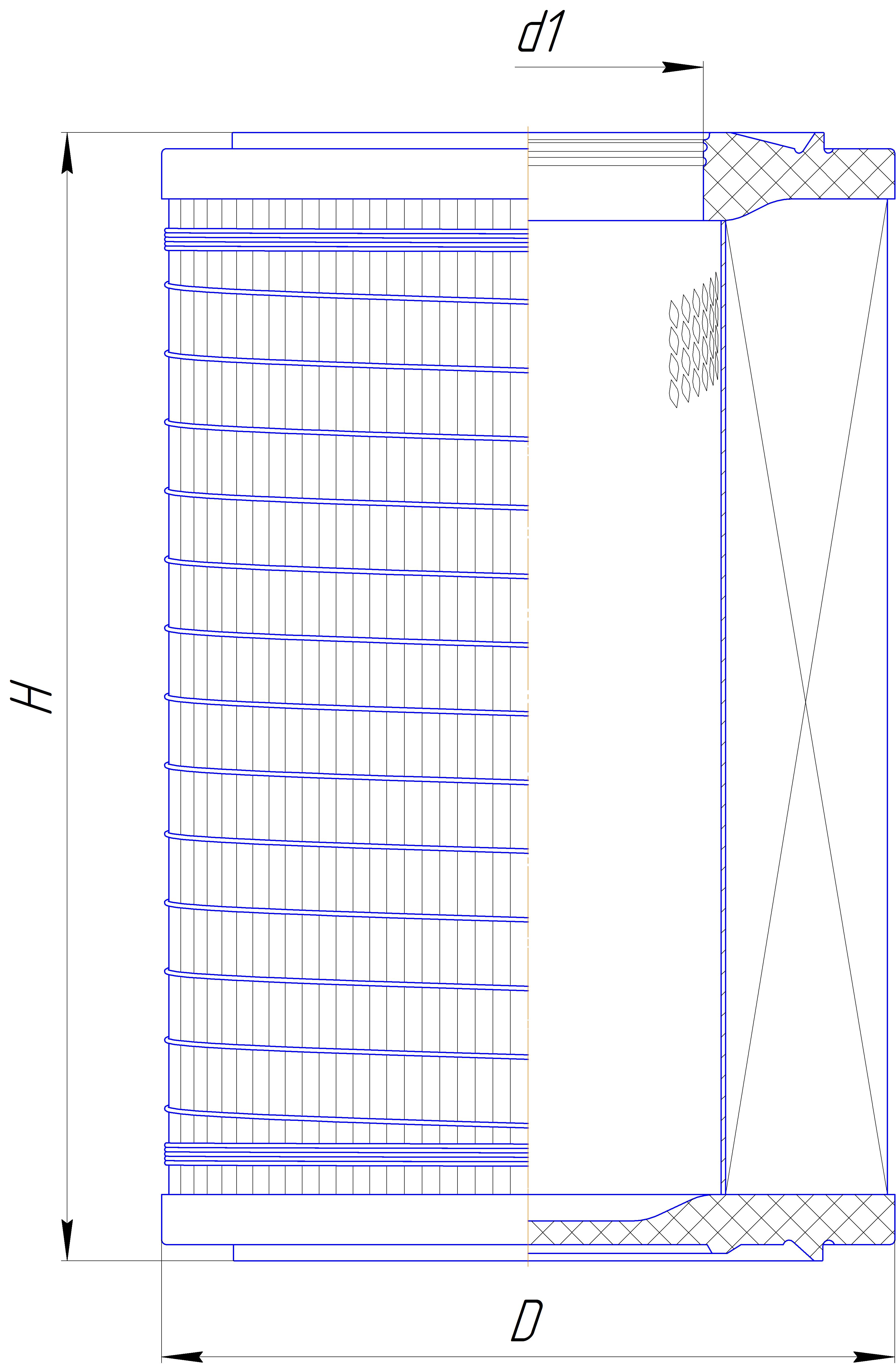 Фильтрующий элемент очистки воздуха DIFA 43147