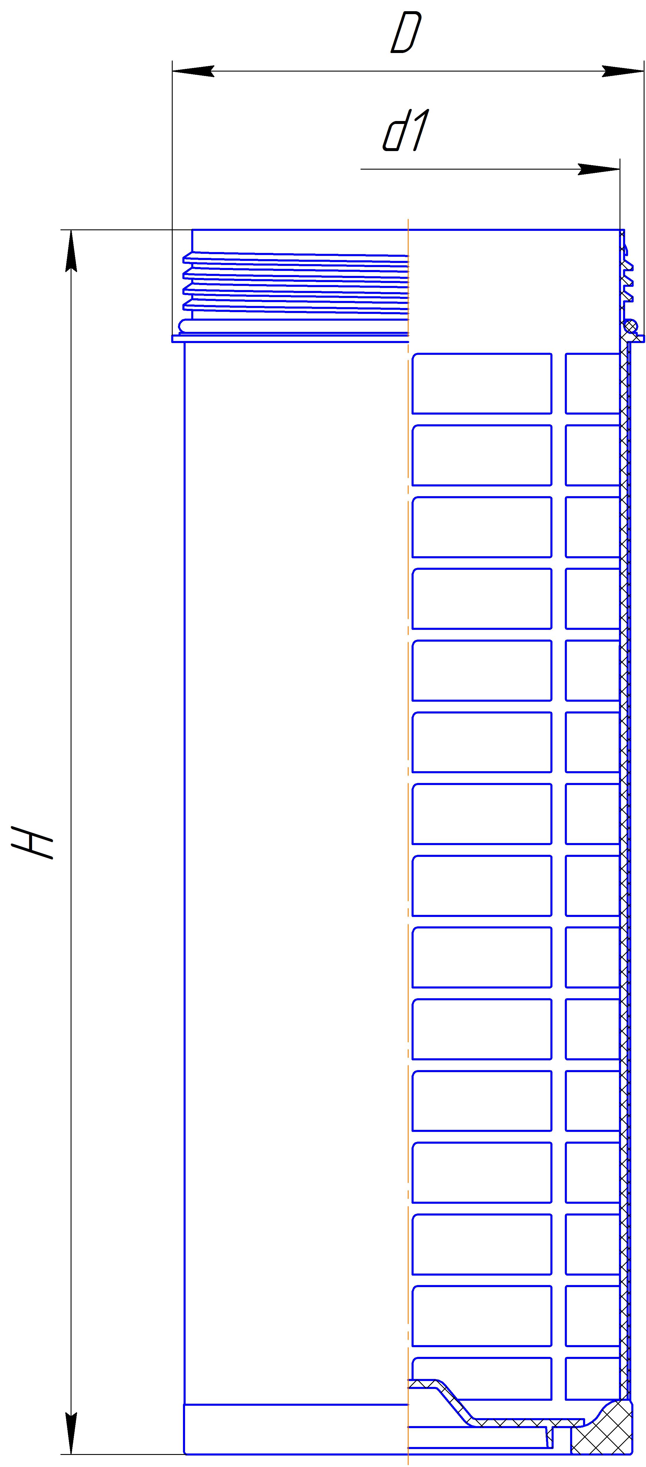 Сменный элемент воздухоочистителей для двигателей внутреннего сгорания DIFA 43160-01