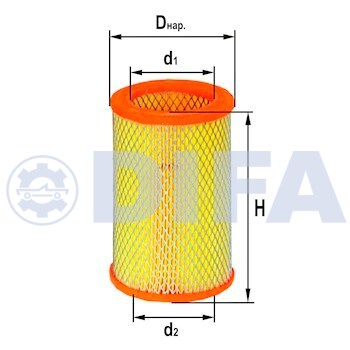 Фильтрующий элемент очистки воздуха DIFA 4204