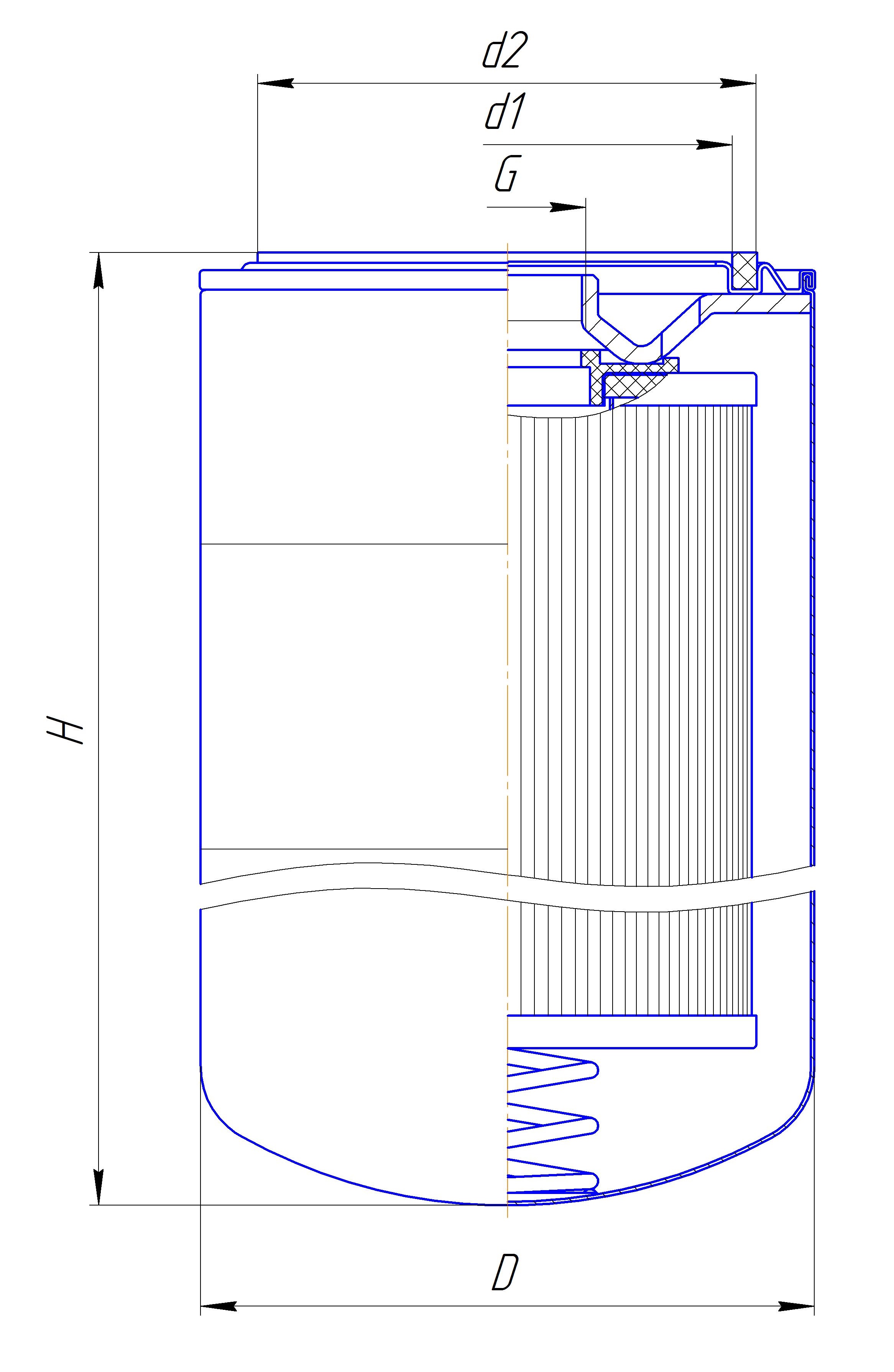 Фильтр очистки масла DIFA 51117