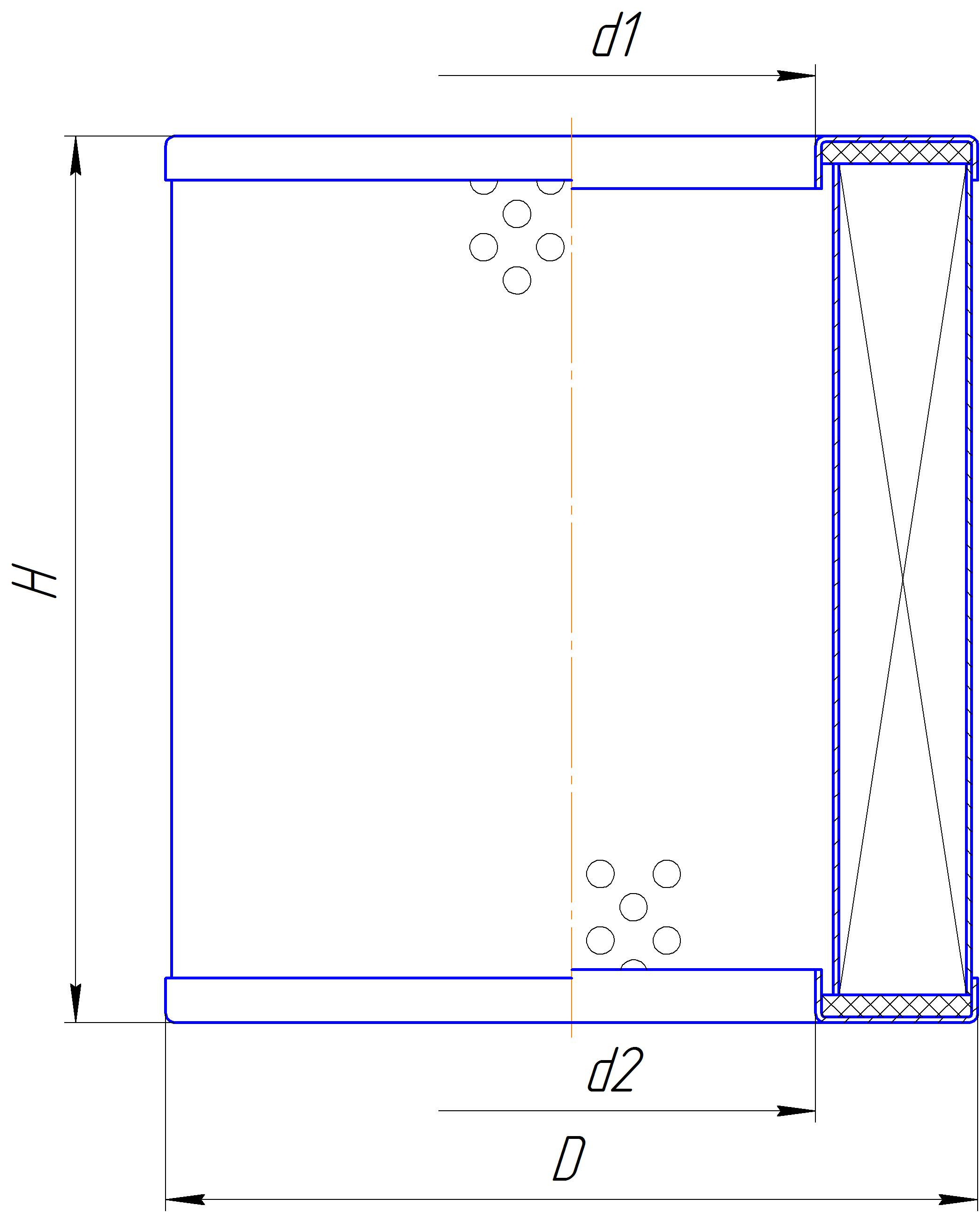Сменный элемент фильтров очистки масла DIFA 5316