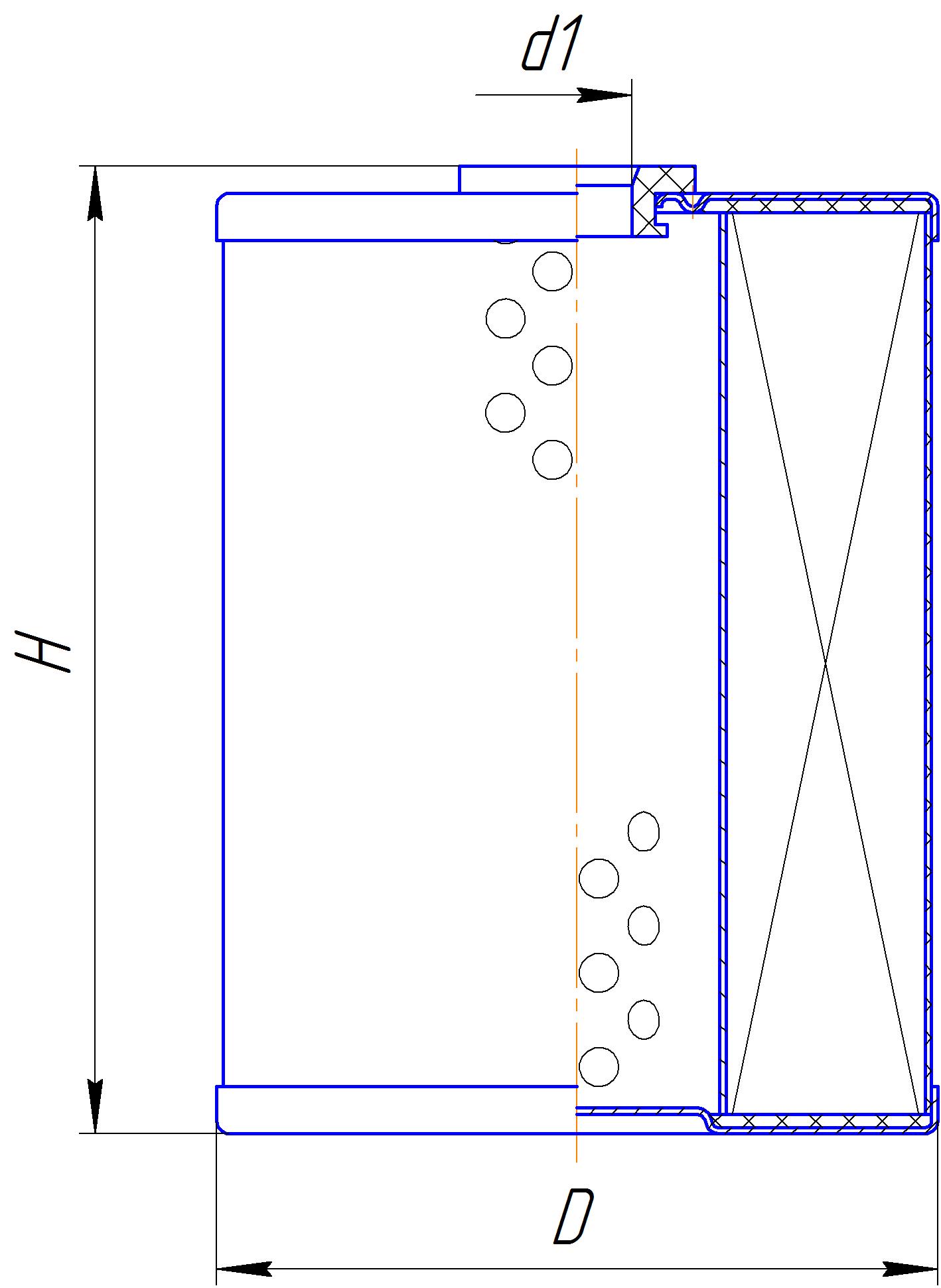 Сменный элемент фильтров очистки топлива DIFA 6302