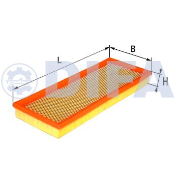 Сменный элемент воздухоочистителей для двигателей внутреннего сгорания DIFA 4414