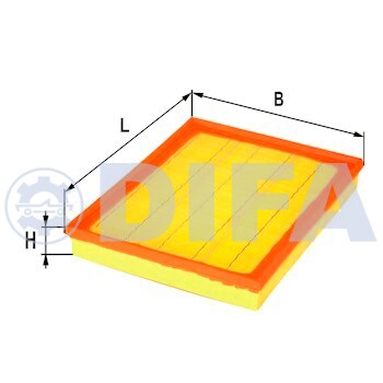 Сменный элемент воздухоочистителей для двигателей внутреннего сгорания DIFA 4442