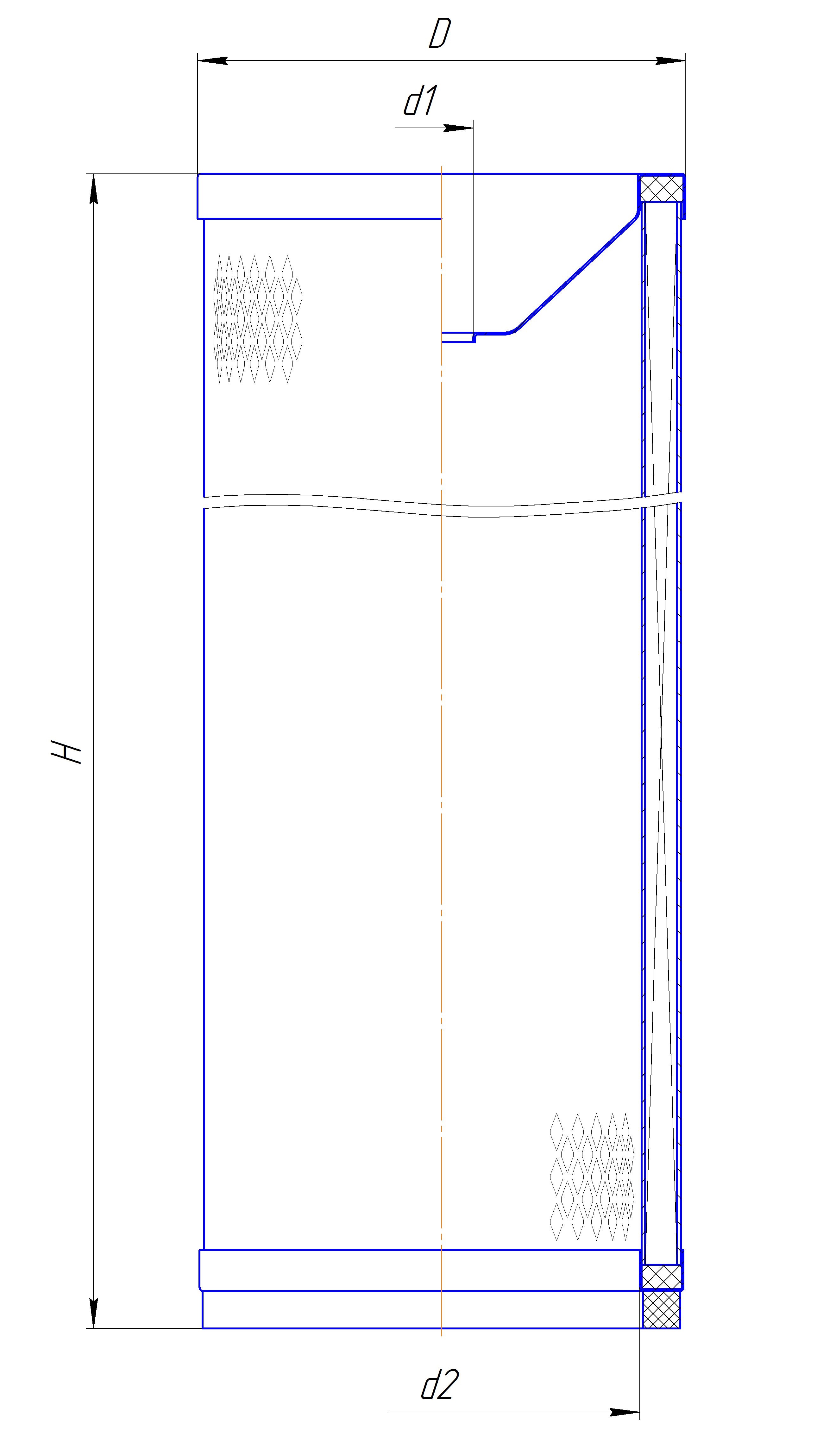 Сменный элемент воздухоочистителей для двигателей внутреннего сгорания DIFA 43139M-01