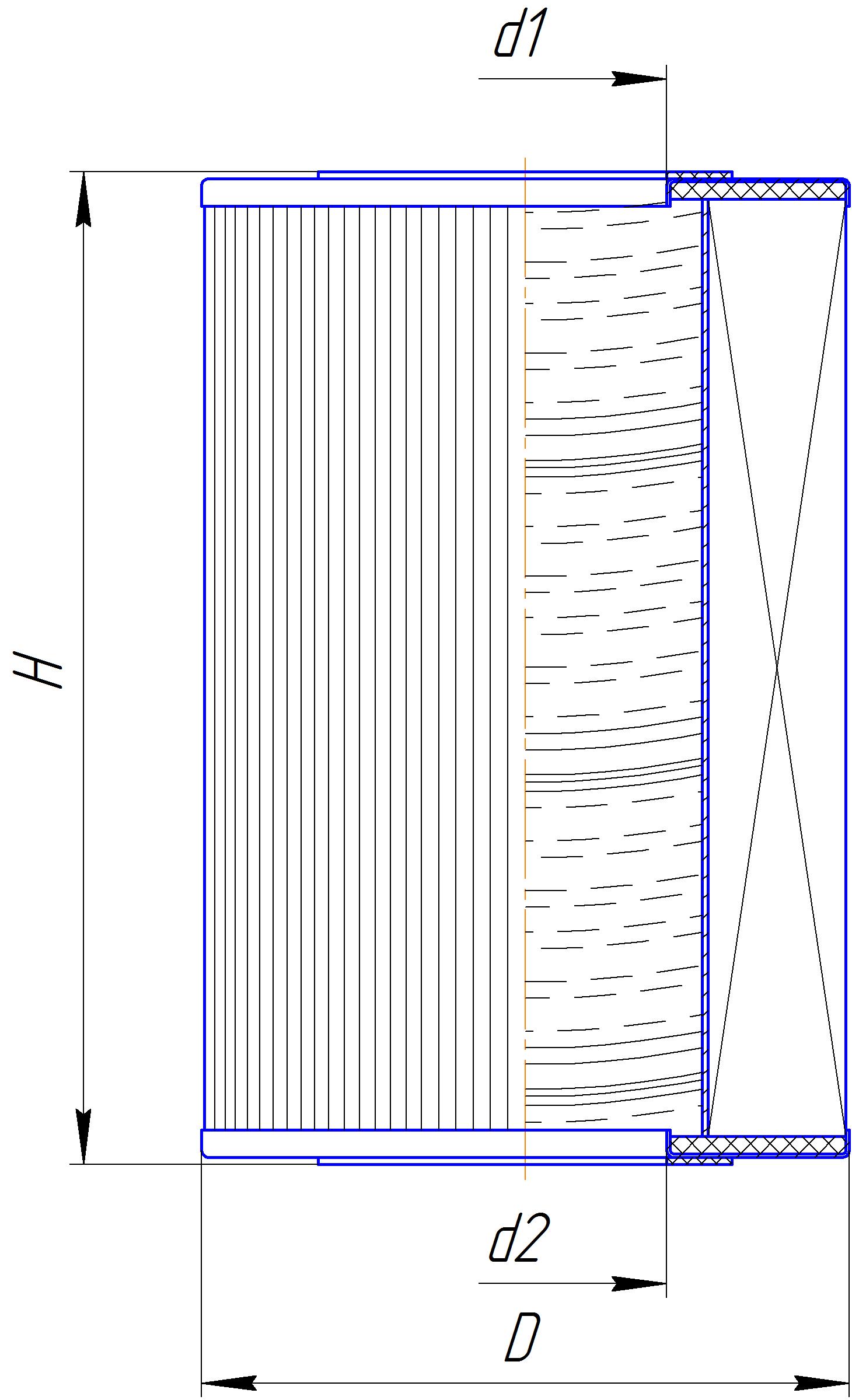 Фильтрующий элемент очистки масла DIFA 5426MK