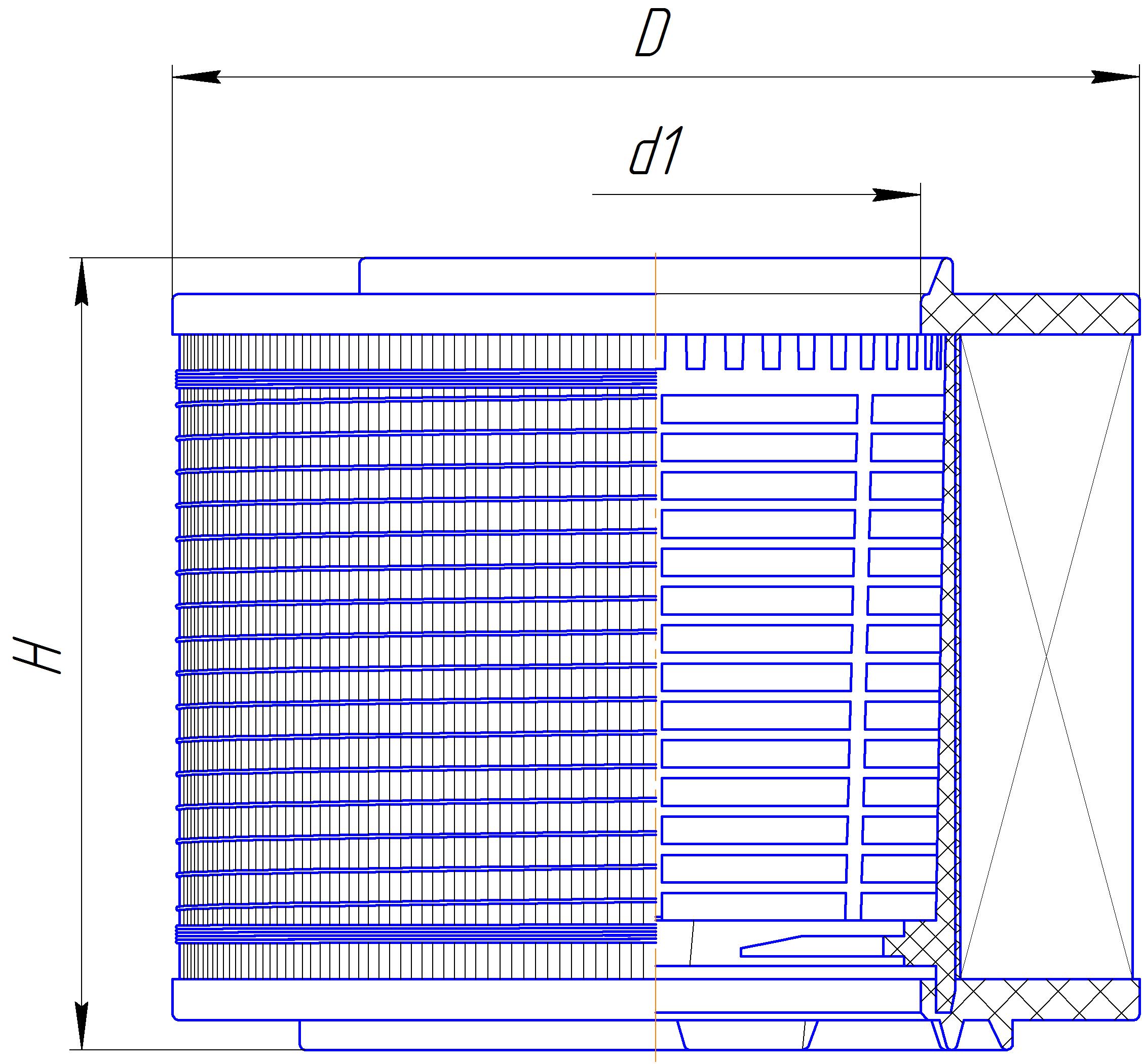Фильтрующий элемент очистки воздуха DIFA 43131 (аналог P785542)