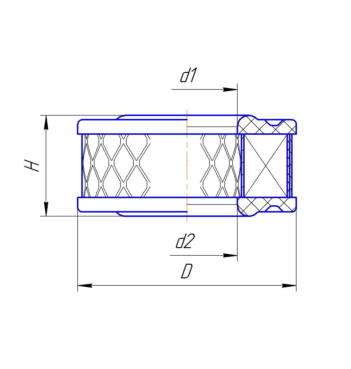 Фильтрующий элемент очистки воздуха DIFA 4268