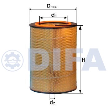 Фильтрующий элемент очистки воздуха DIFA 4341M