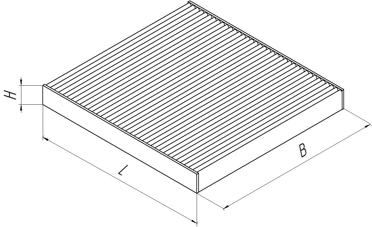 Фильтр очистки воздуха салона, кабины DIFA 4506