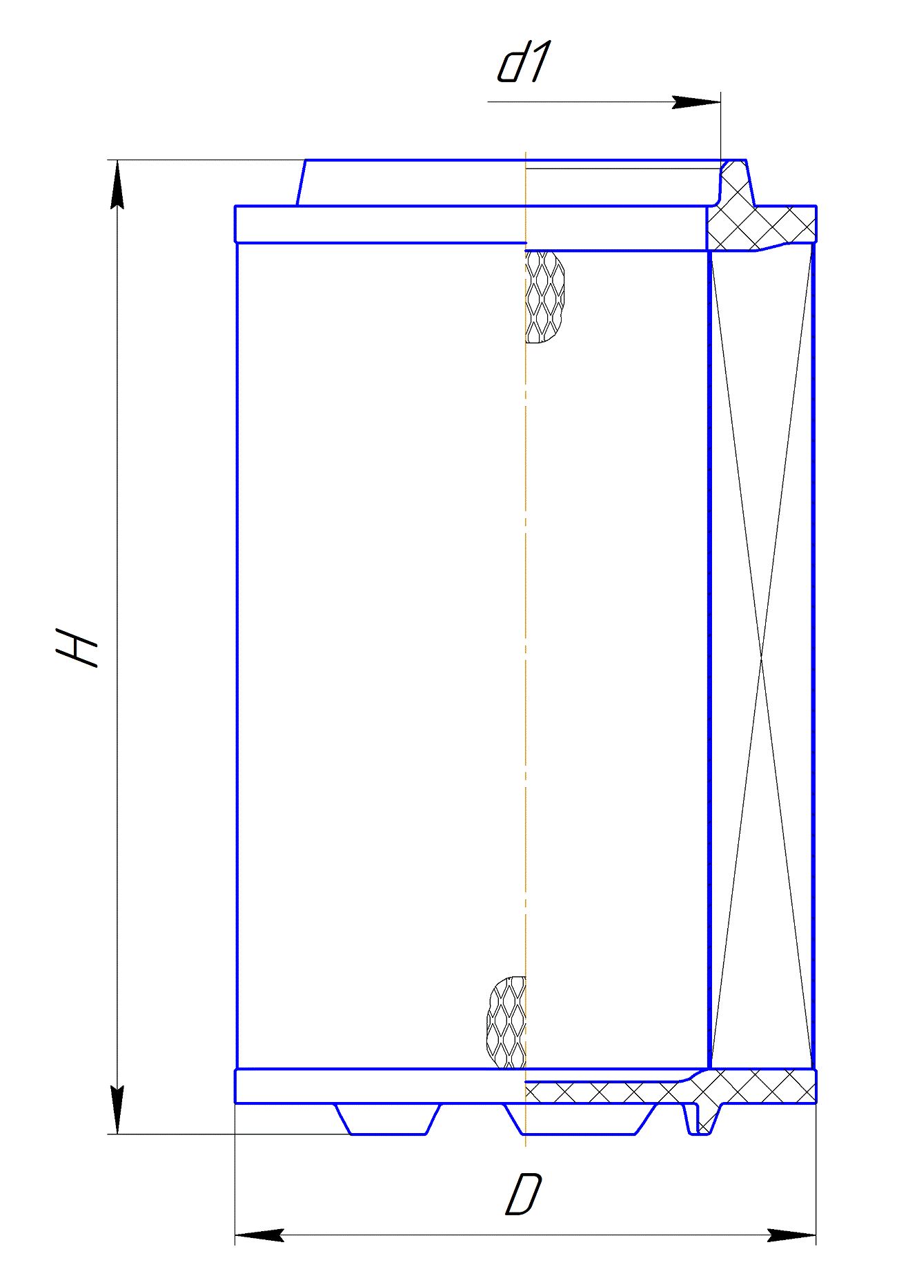 Сменный элемент воздухоочистителей для двигателей внутреннего сгорания DIFA 43181