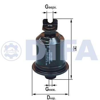 Фильтр сменный для топлива DIFA 6007