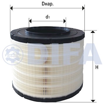 Фильтрующий элемент очистки воздуха DIFA 43131 (аналог P785542)