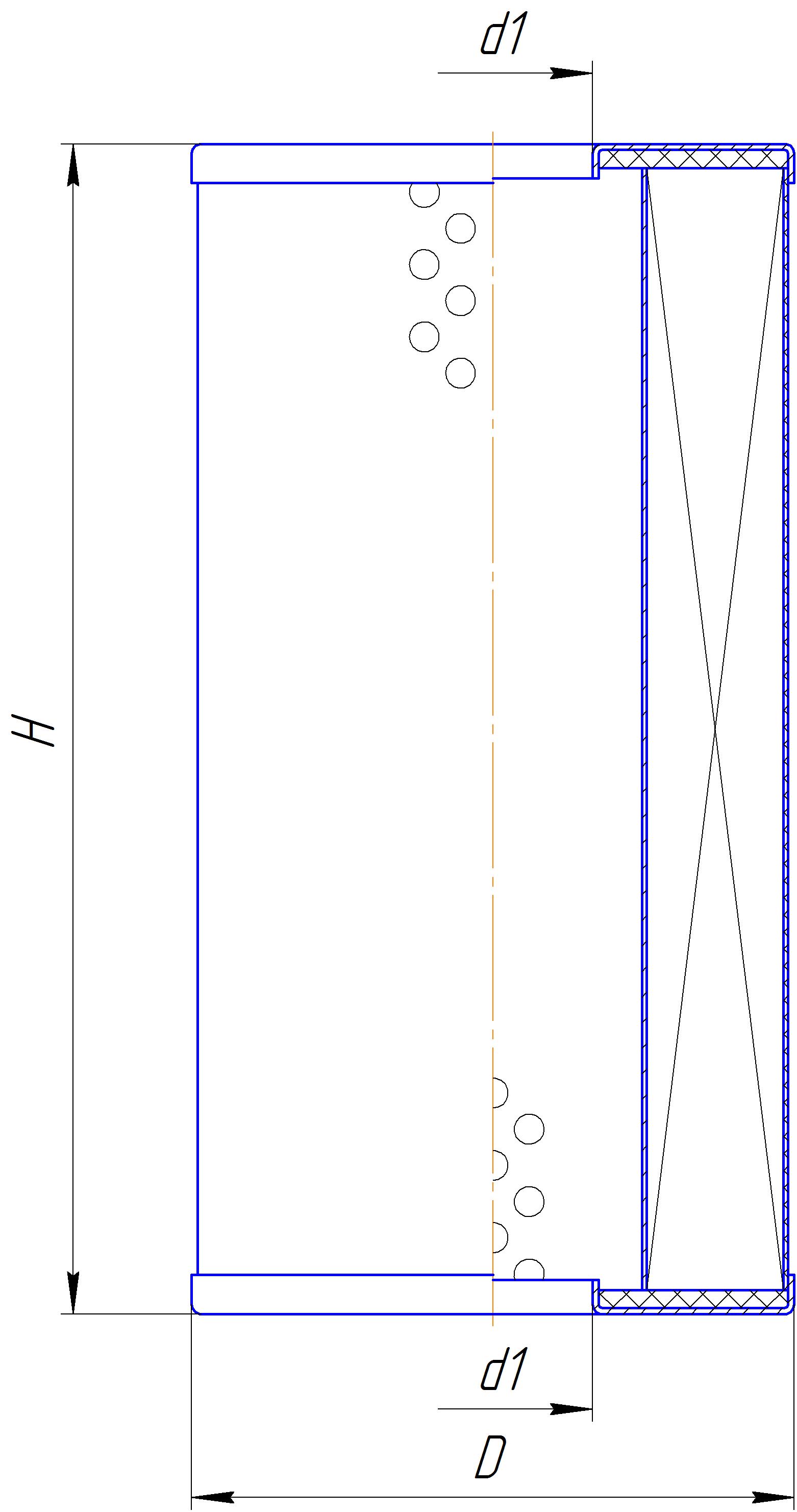 Сменный элемент фильтров очистки масла DIFA 5307