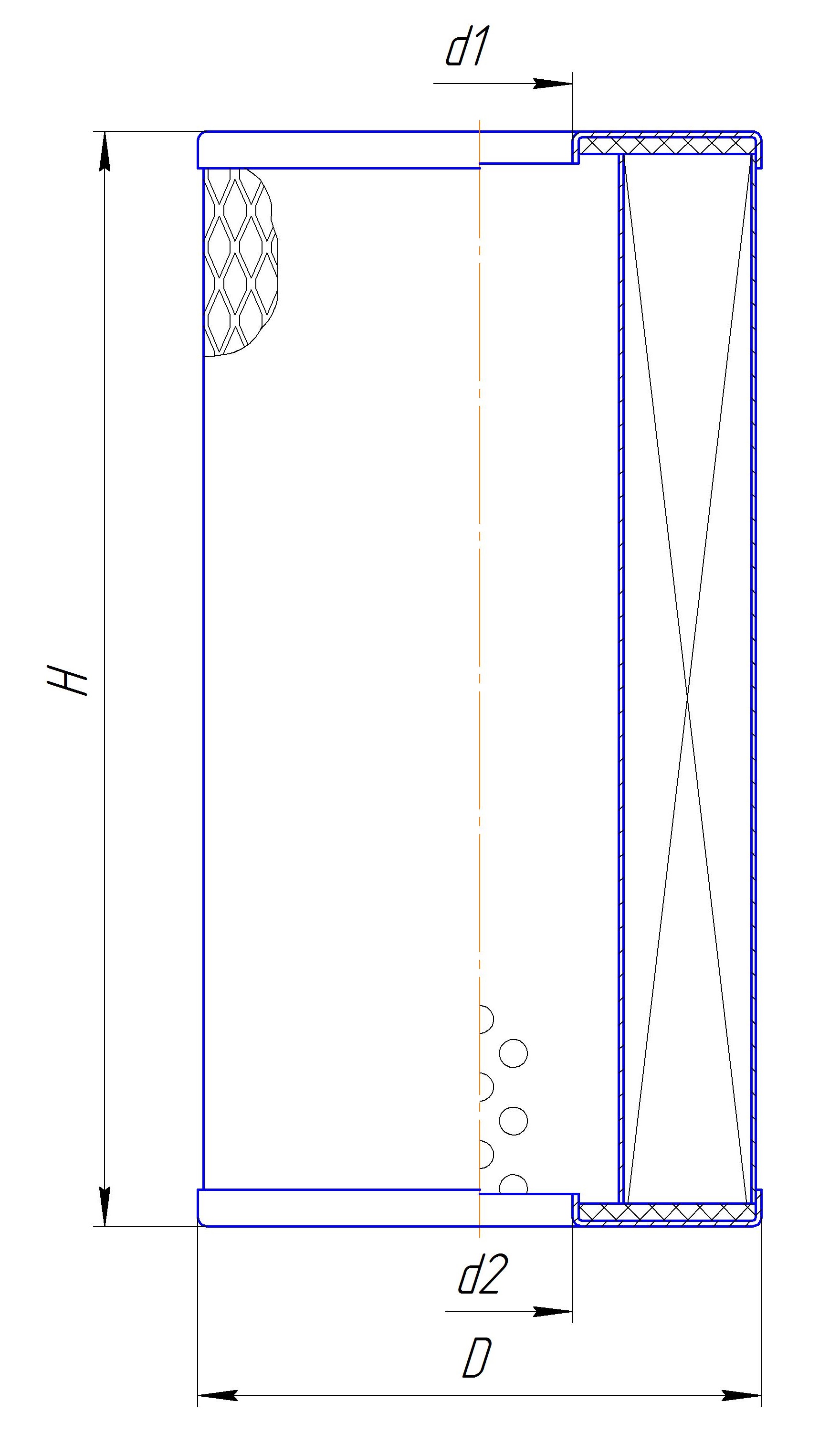 Фильтрующий элемент очистки масла DIFA 5307M