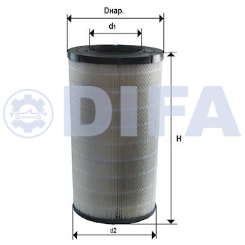 Фильтрующий элемент очистки воздуха DIFA 43120