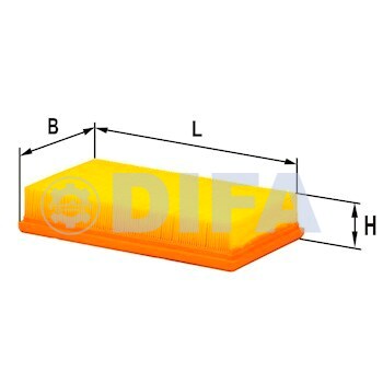 Сменный элемент воздухоочистителей для двигателей внутреннего сгорания DIFA 4403(в пакет)