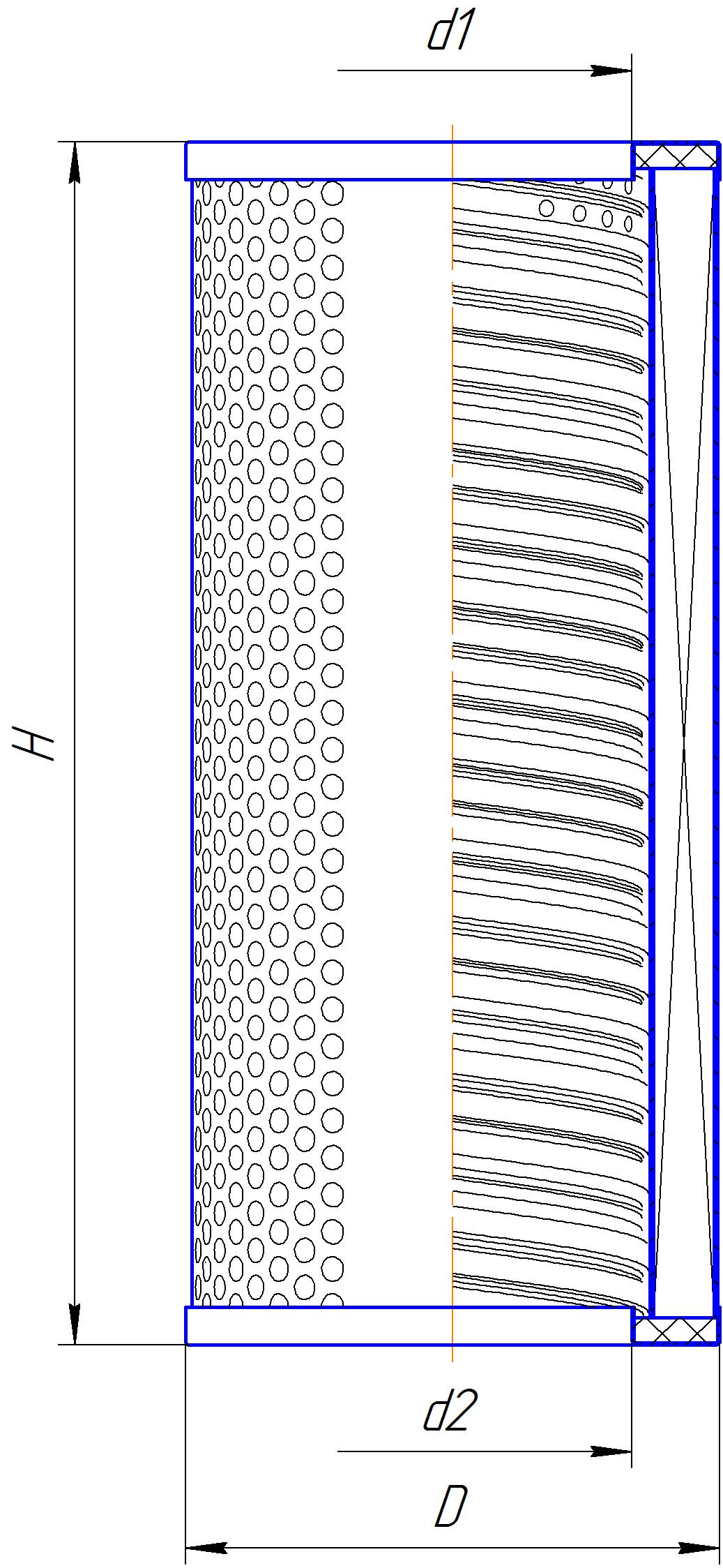 Фильтрующий элемент очистки масла DIFA 5415M