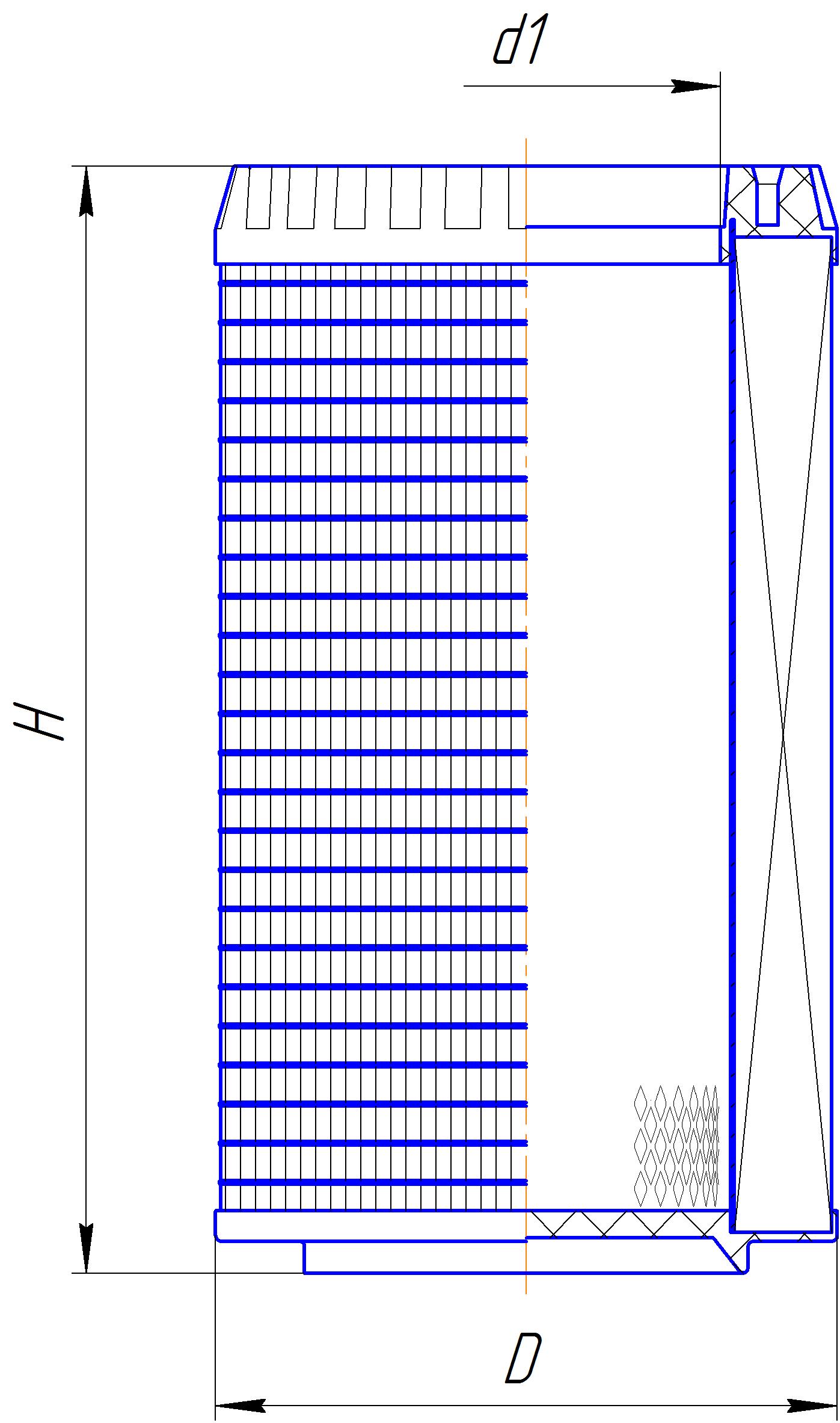 Фильтрующий элемент очистки воздуха DIFA 43179
