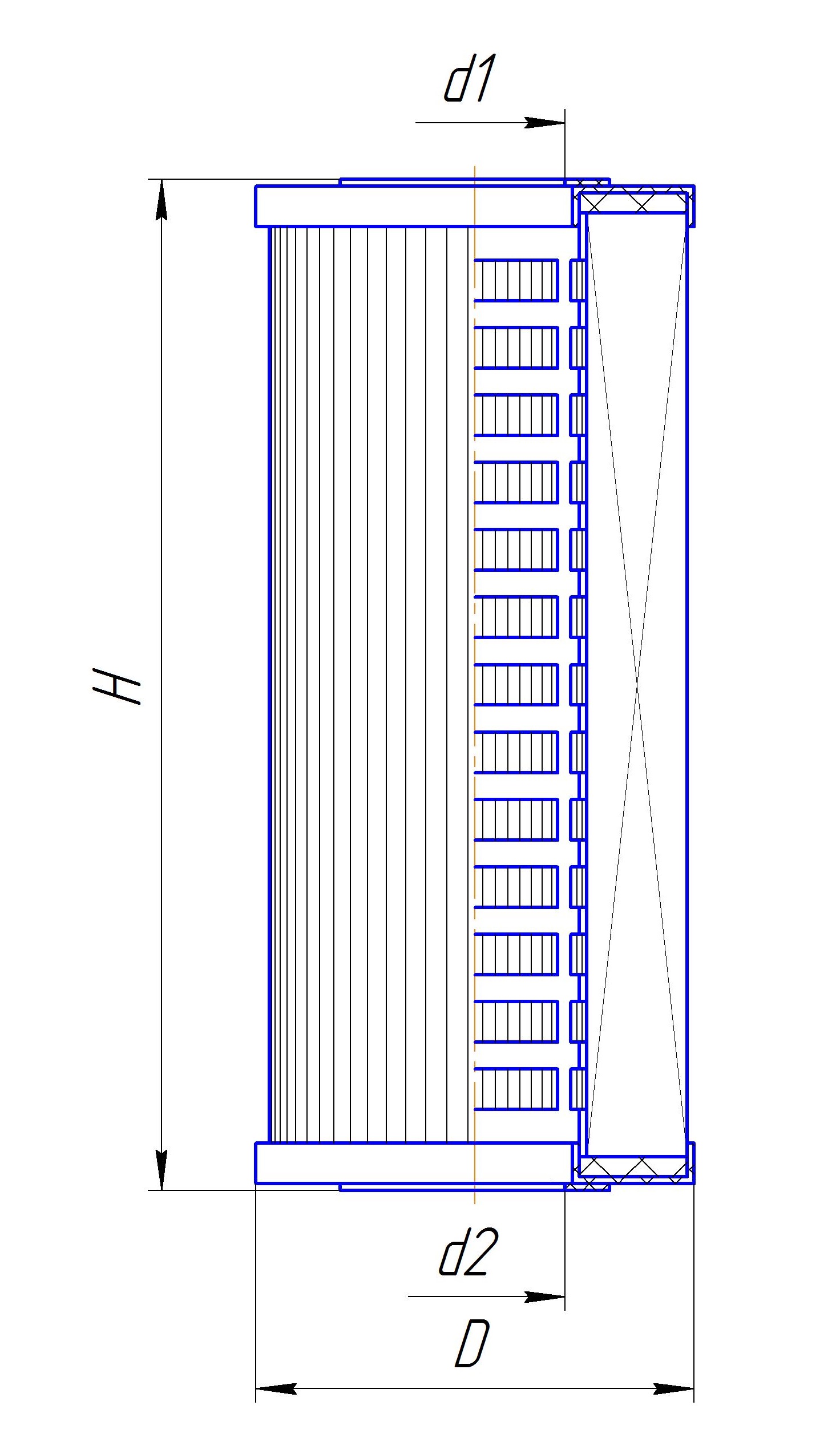 Фильтрующий элемент очистки масла DIFA 5366E