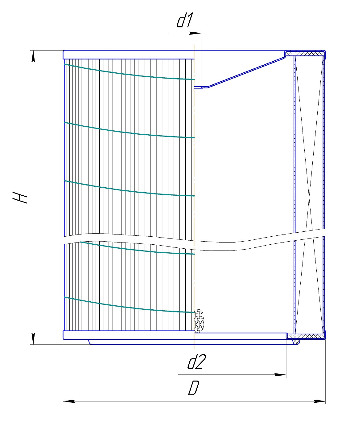 Фильтр очистки воздуха салона, кабины DIFA 4602M
